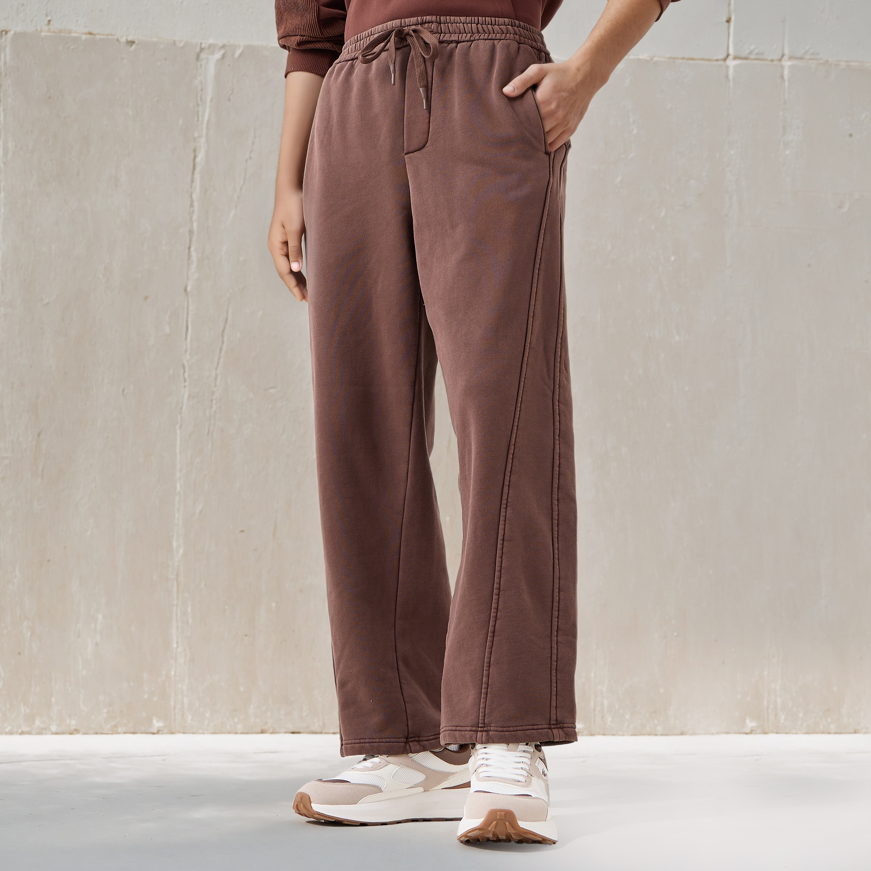Lee Cooper Men Relaxed Fit Cotton Blend Joggers-men-clothing-bottoms-joggers-image-1