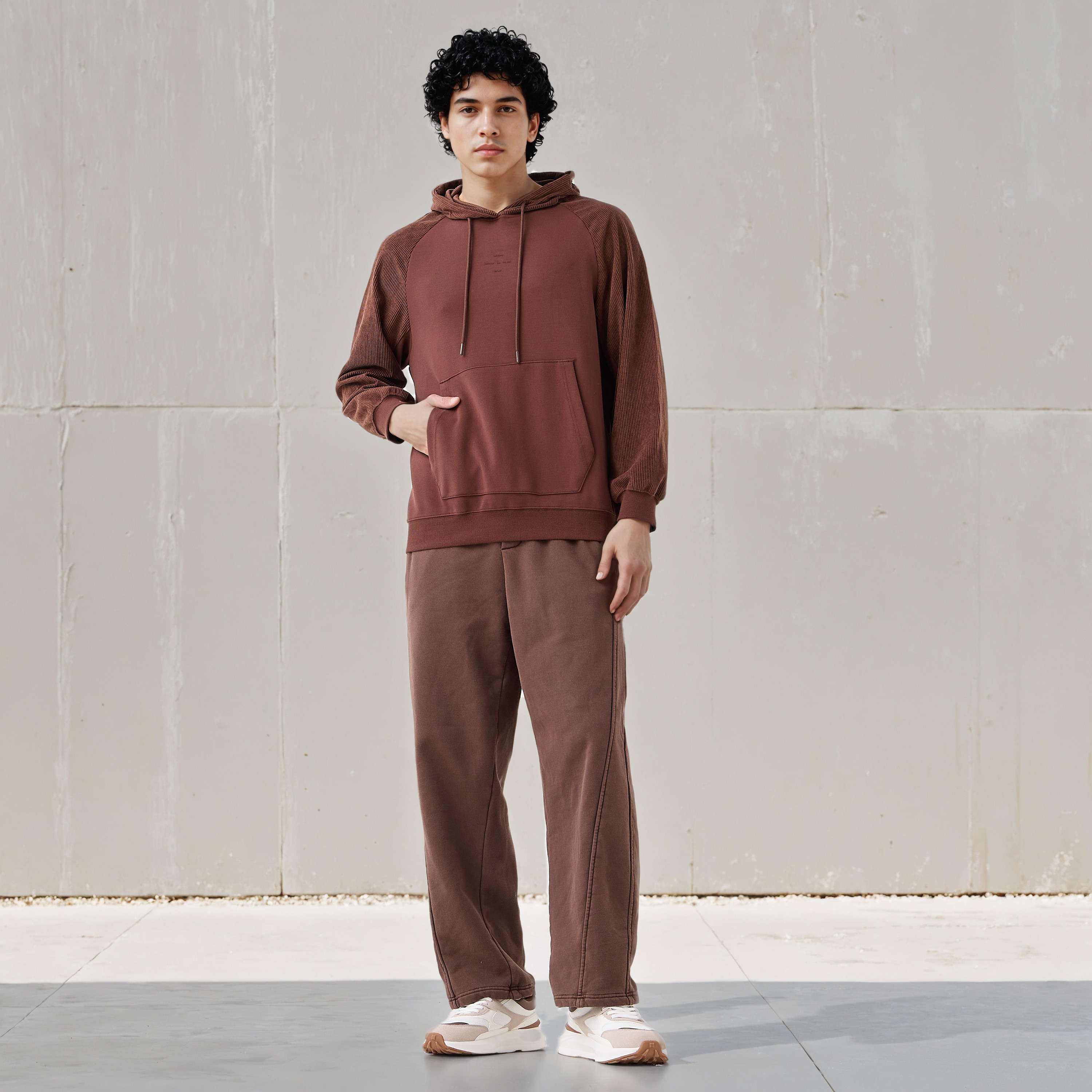 Lee Cooper Men Panelled Hoodie-men-winterwear-hoodiesandsweatshirts-image-2