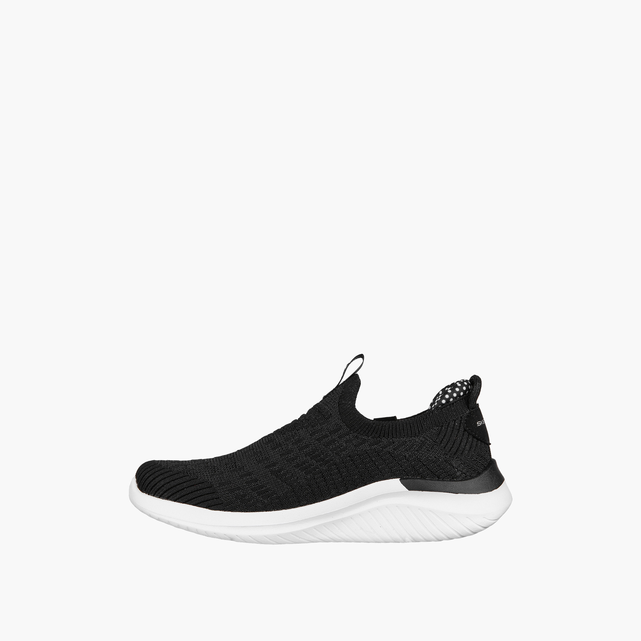 Skechers Kids Black Textured Air Cooled Slip On Shoes-girls-shoes-sneakers-image-5