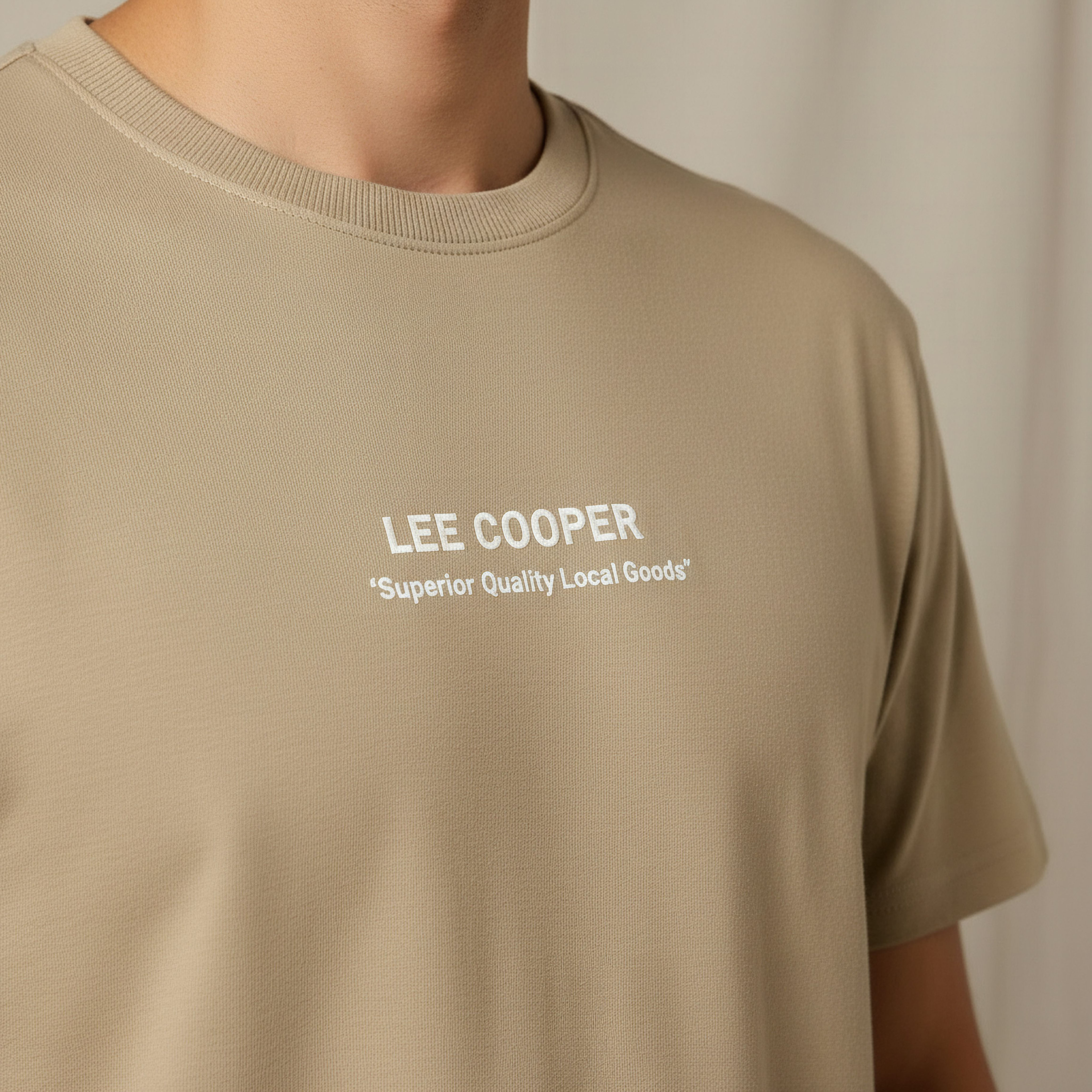 Lee Cooper Men Regular Fit Crew Neck Short Sleeves Logo Print T-shirt-men-clothing-tshirtsandpolos-tshirts-image-4