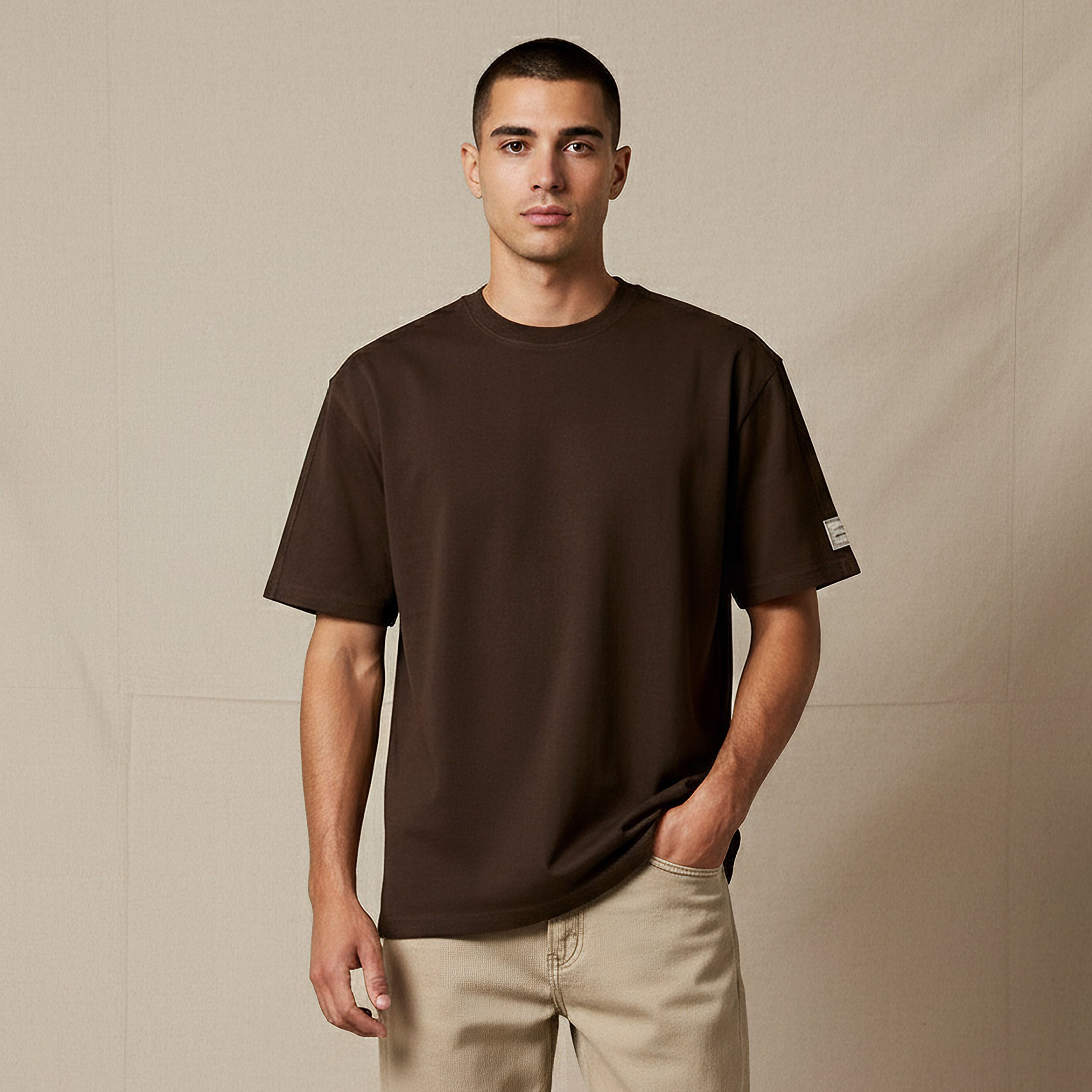 Lee Cooper Men Crew Neck Short Sleeves Graphic T-shirt-men-clothing-tshirtsandpolos-tshirts-image-1