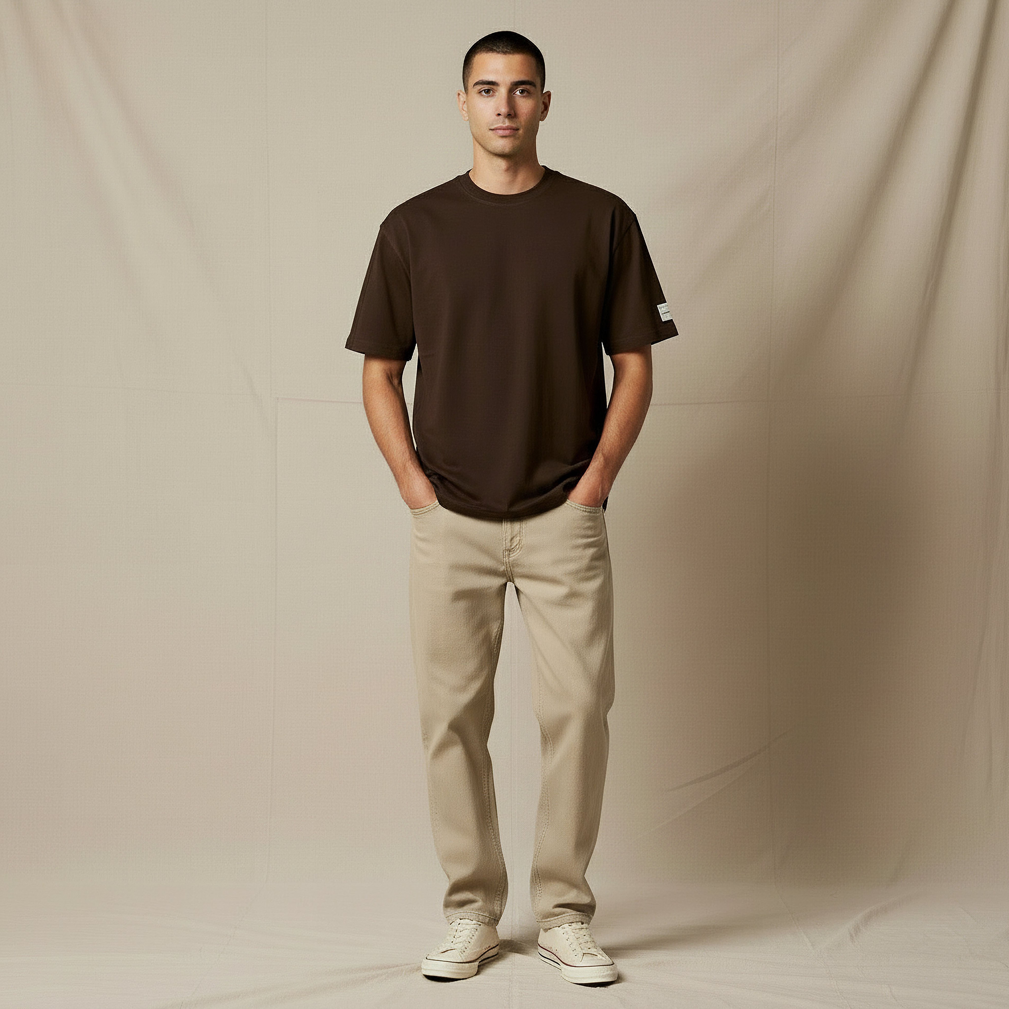 Lee Cooper Men Crew Neck Short Sleeves Graphic T-shirt-men-clothing-tshirtsandpolos-tshirts-image-2