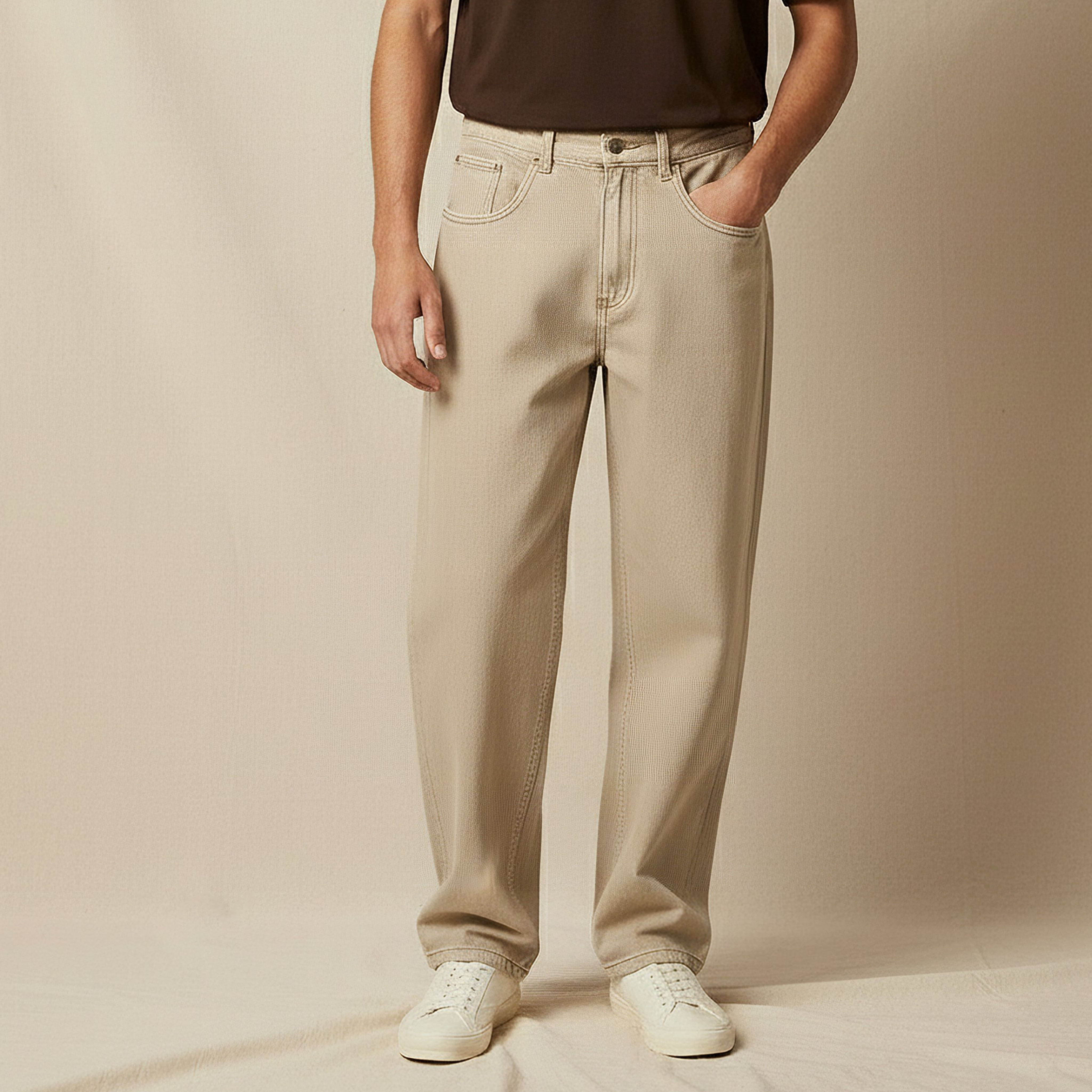 Lee Cooper Men Baggy Fit Mid-Rise Jeans-men-clothing-bottoms-jeans-image-1