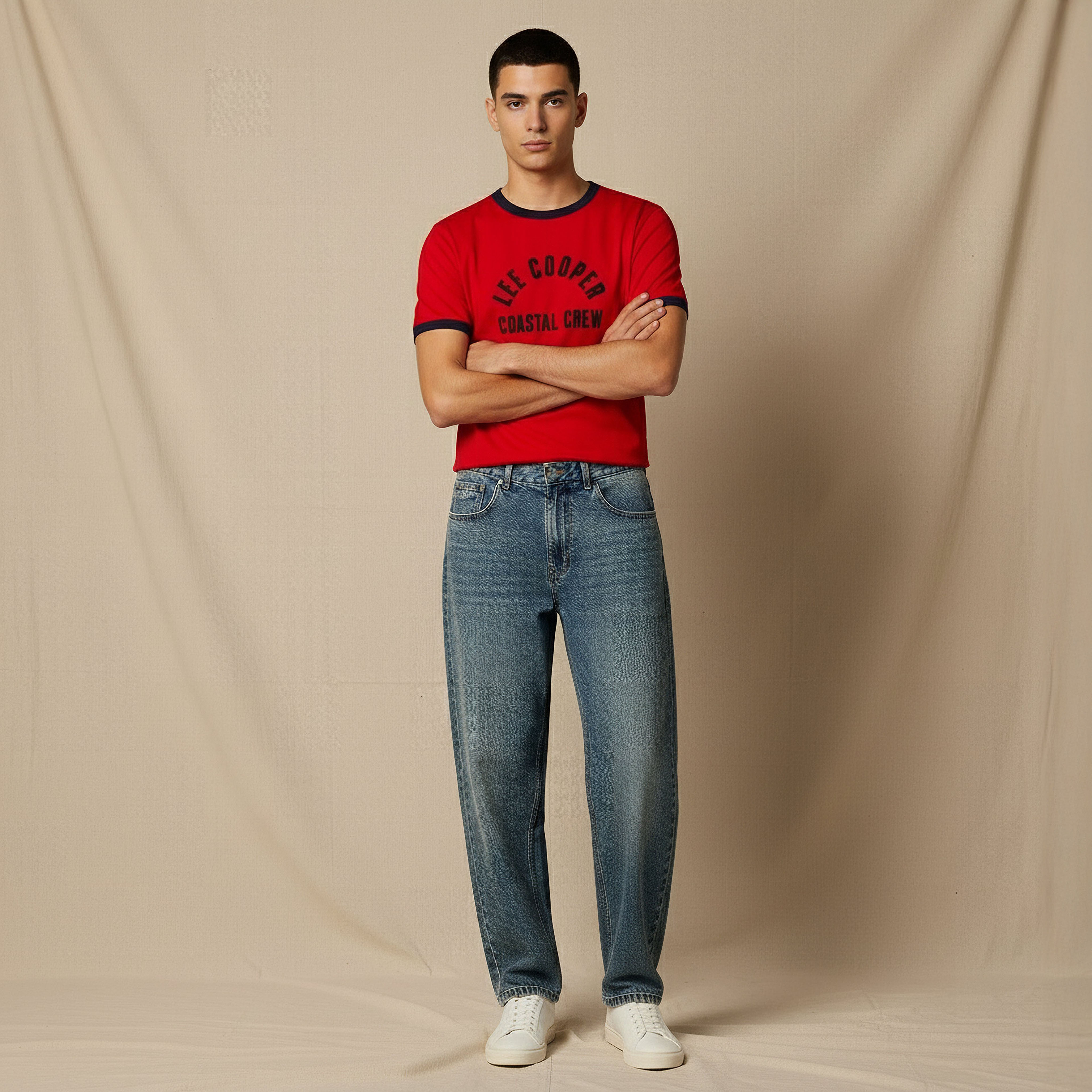 Lee Cooper Men Baggy Fit Mid-Rise Jeans-men-clothing-bottoms-jeans-image-3