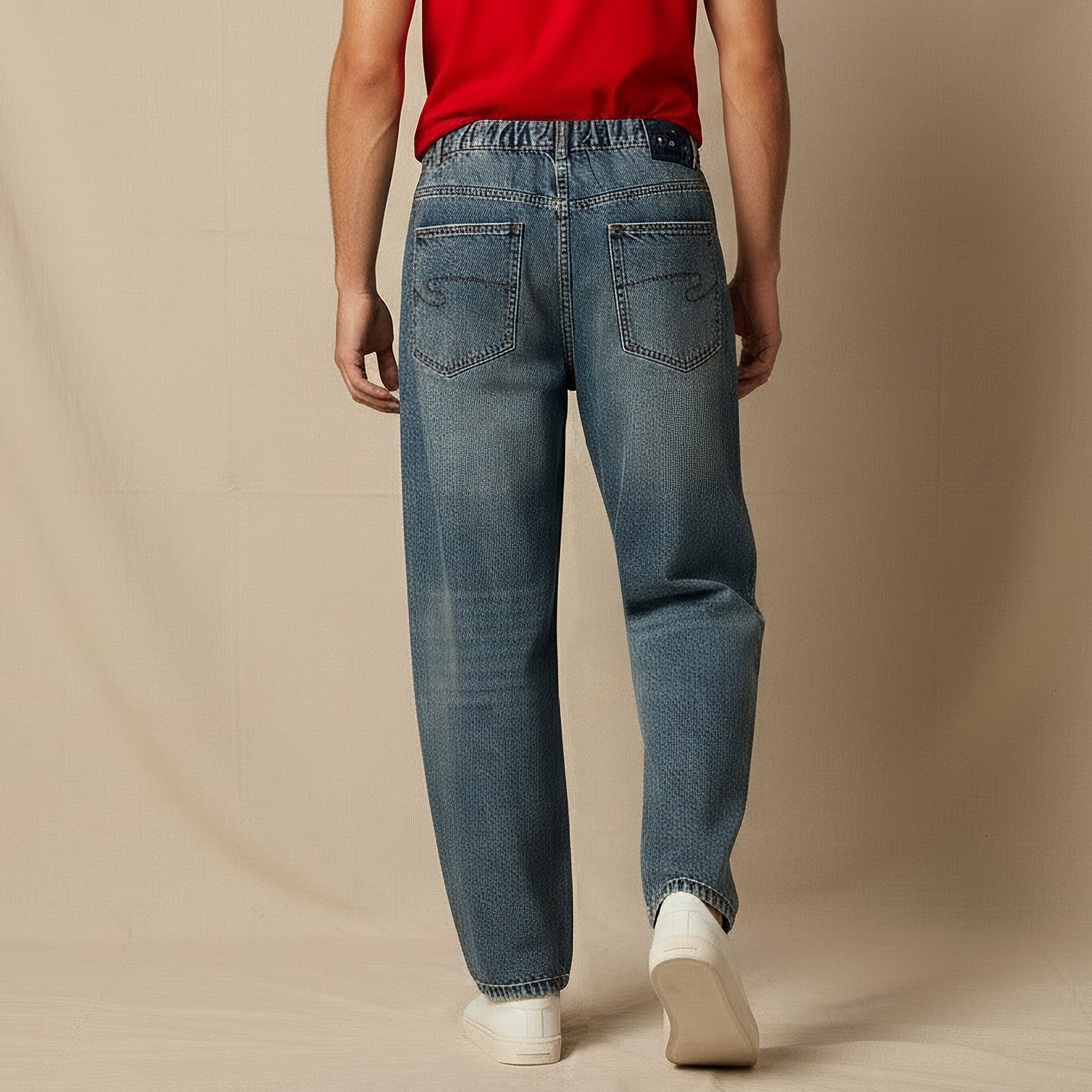Lee Cooper Men Baggy Fit Mid-Rise Jeans-men-clothing-bottoms-jeans-image-4