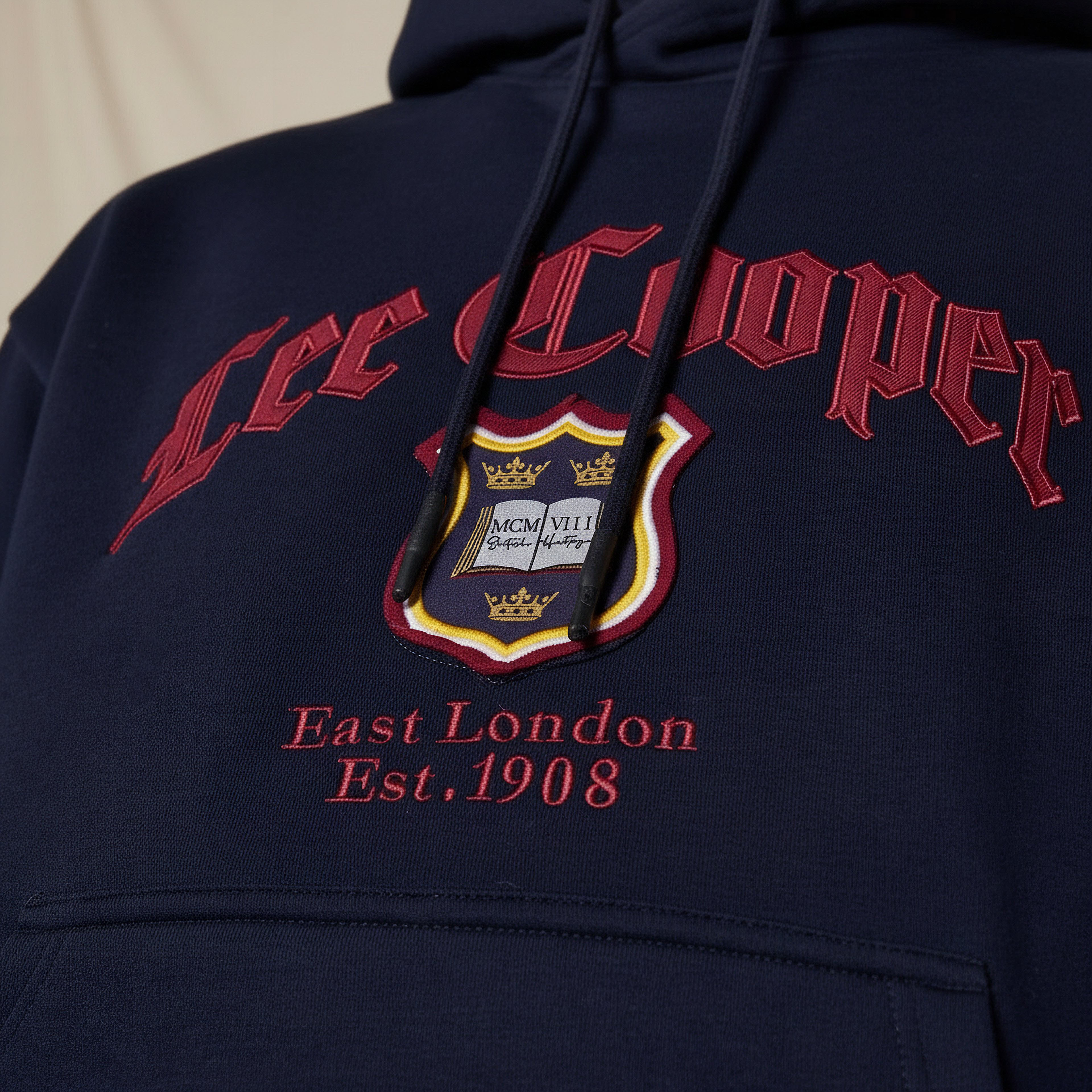 Lee Cooper Men Embroidered Hoodie-men-winterwear-hoodiesandsweatshirts-image-4