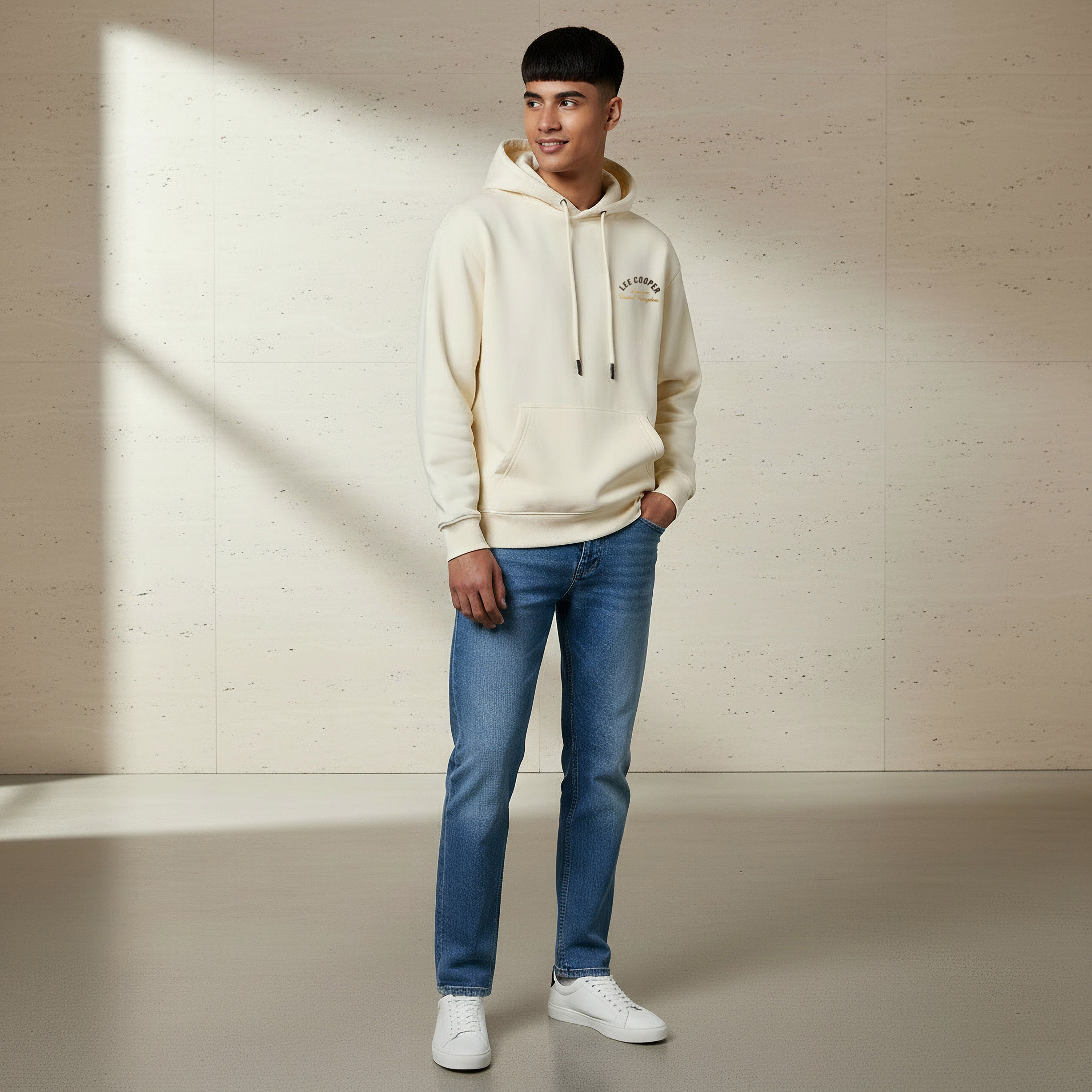 Lee Cooper Men Embroidered Hoodie-men-winterwear-hoodiesandsweatshirts-image-2