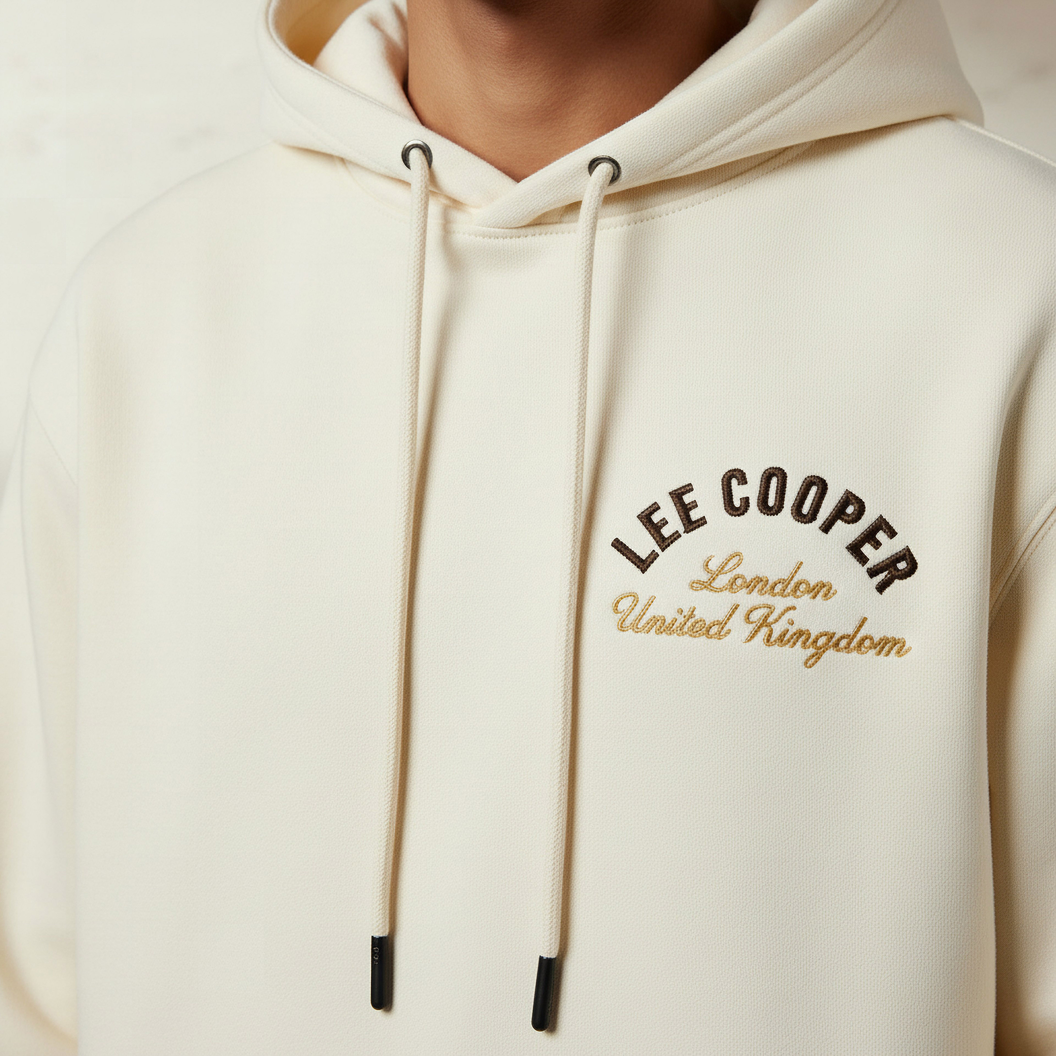 Lee Cooper Men Embroidered Hoodie-men-winterwear-hoodiesandsweatshirts-image-4