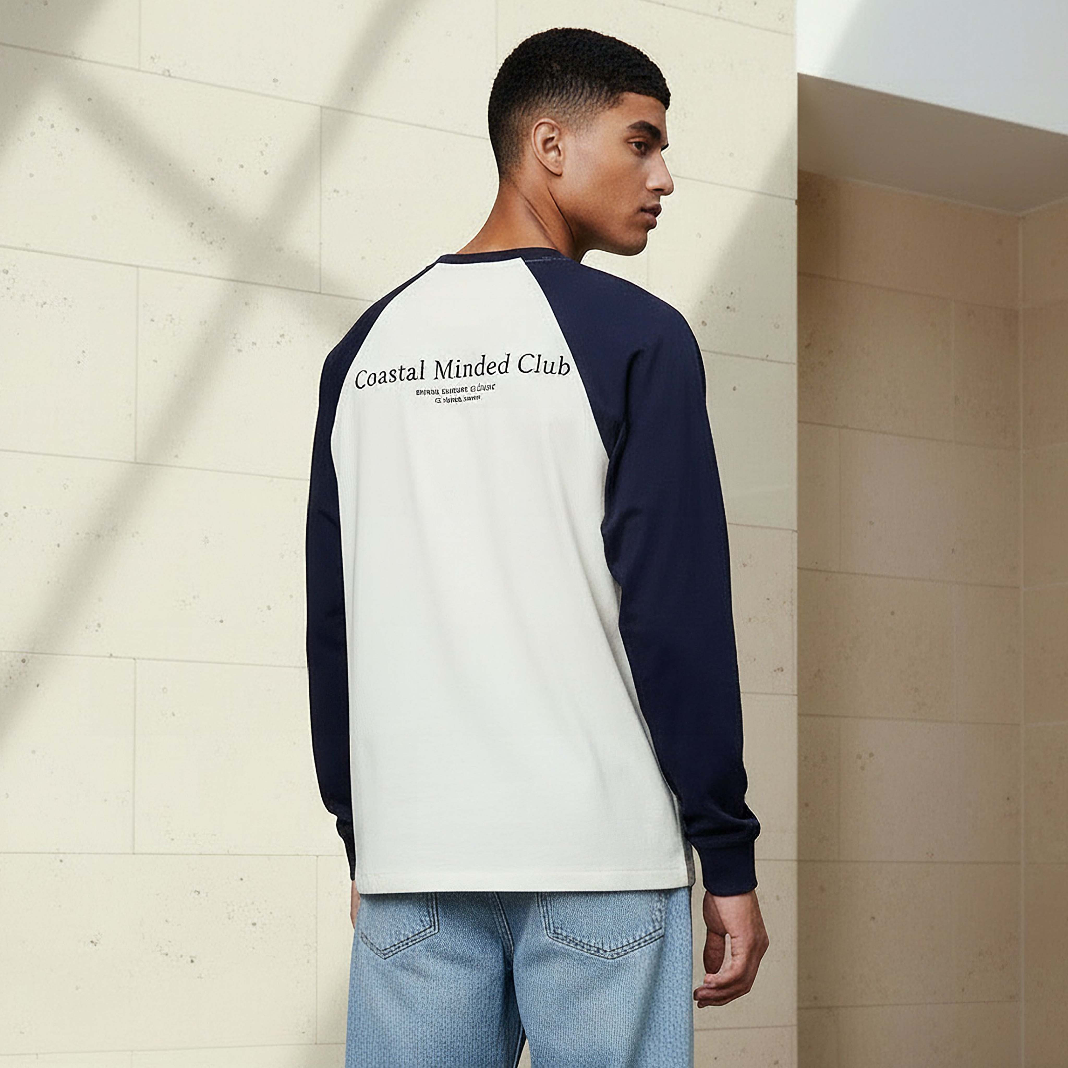 Lee Cooper Men Regular Fit Crew Neck Raglan Sleeves T-shirt-men-clothing-tshirtsandpolos-tshirts-image-3