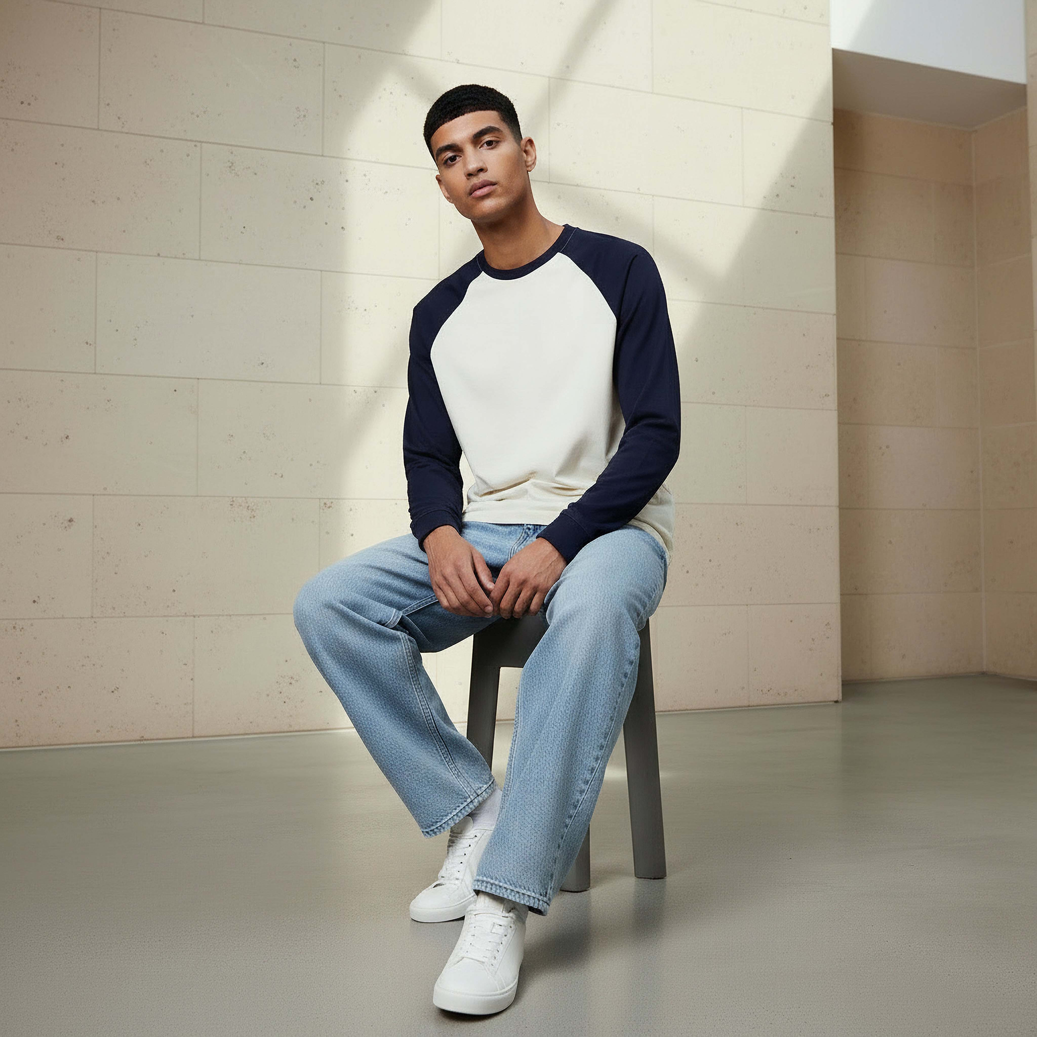 Lee Cooper Men Regular Fit Crew Neck Raglan Sleeves T-shirt-men-clothing-tshirtsandpolos-tshirts-image-5