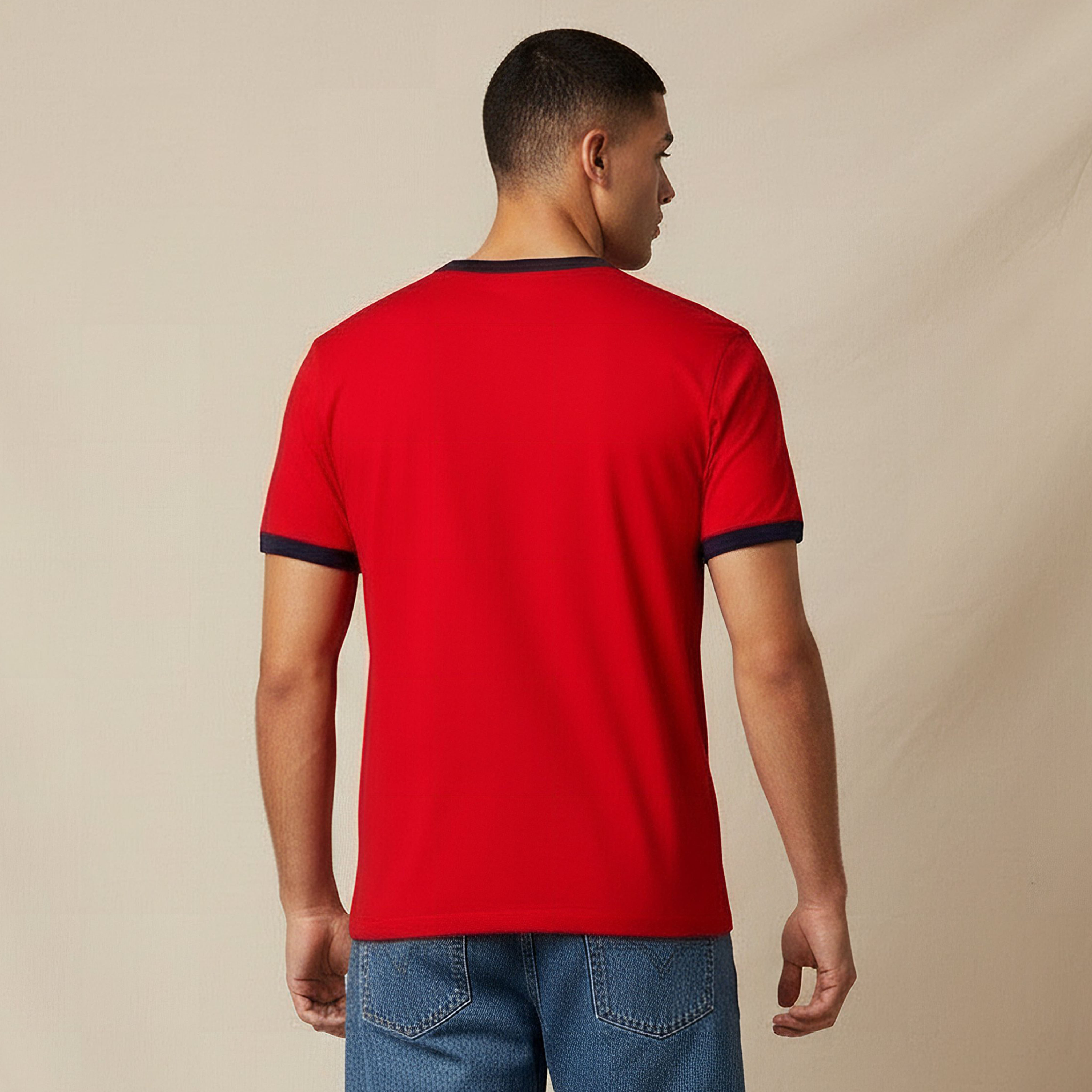 Lee Cooper Men Regular Fit Crew Neck Short Sleeve Logo Print T-shirt-men-clothing-tshirtsandpolos-tshirts-image-3