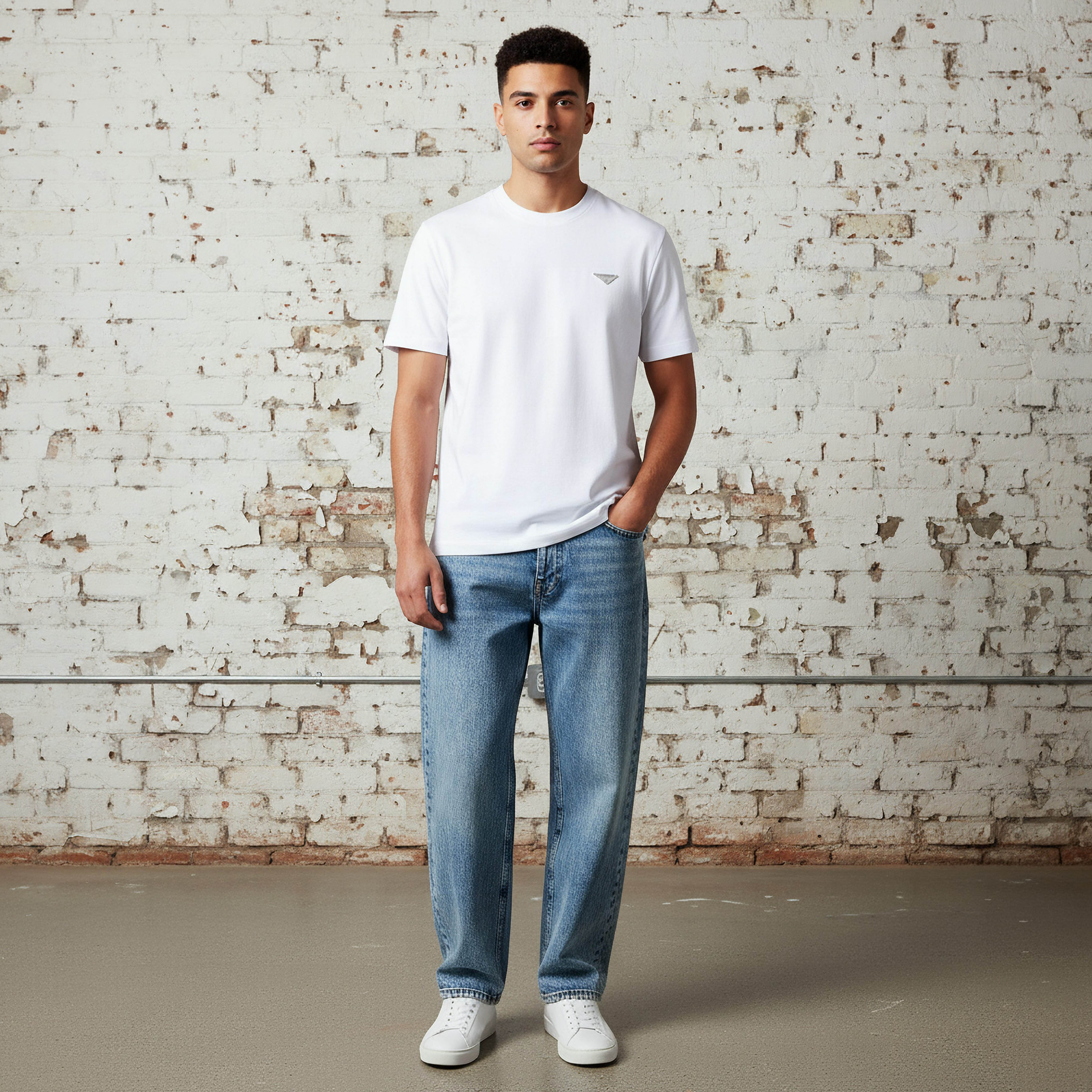 Lee Cooper Men Regular Fit Crew Neck Short Sleeves Applique T-shirt-men-clothing-tshirtsandpolos-tshirts-image-2