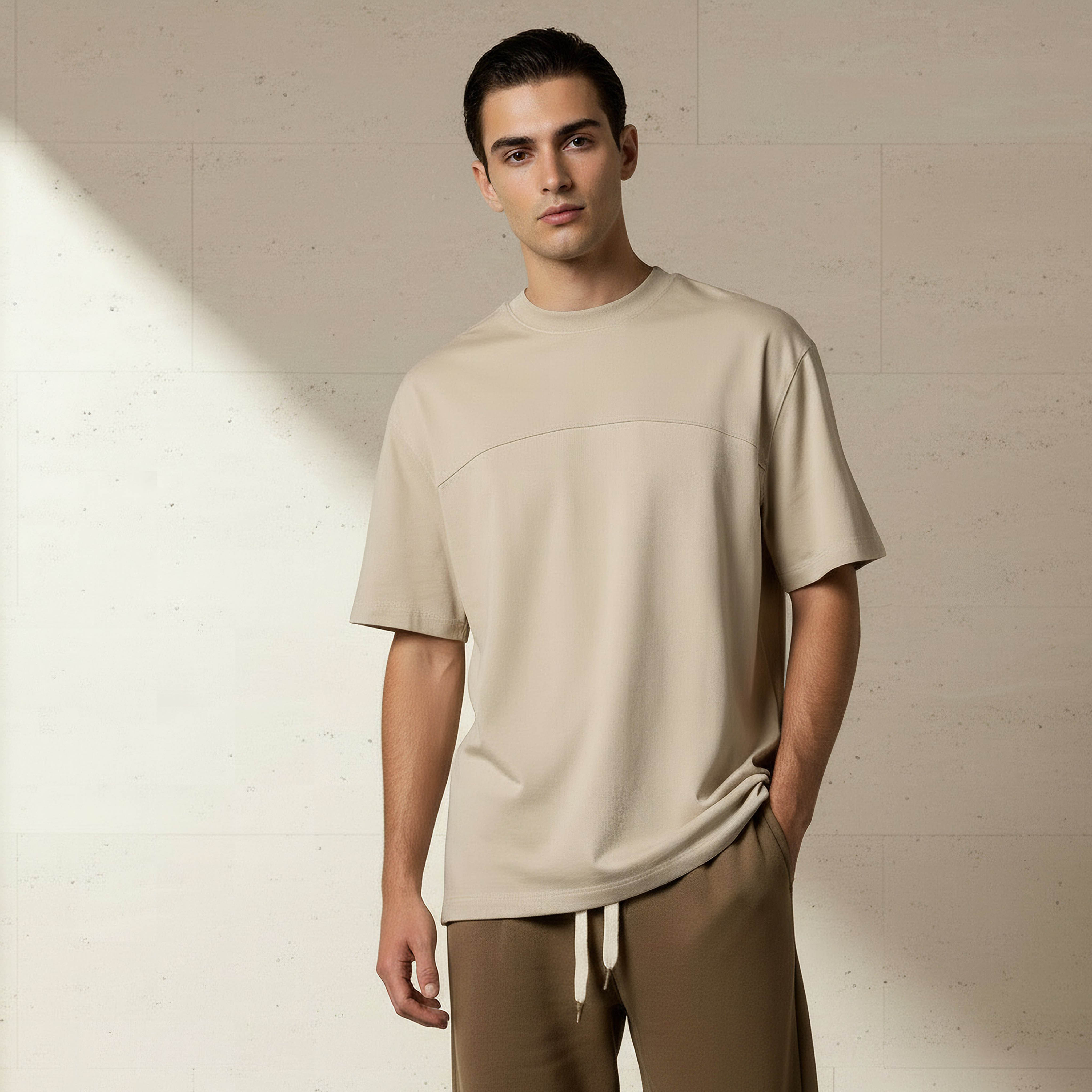 Lee Cooper Men Relaxed Fit Crew Neck Short Sleeves Graphic T-shirt-men-clothing-tshirtsandpolos-tshirts-image-1