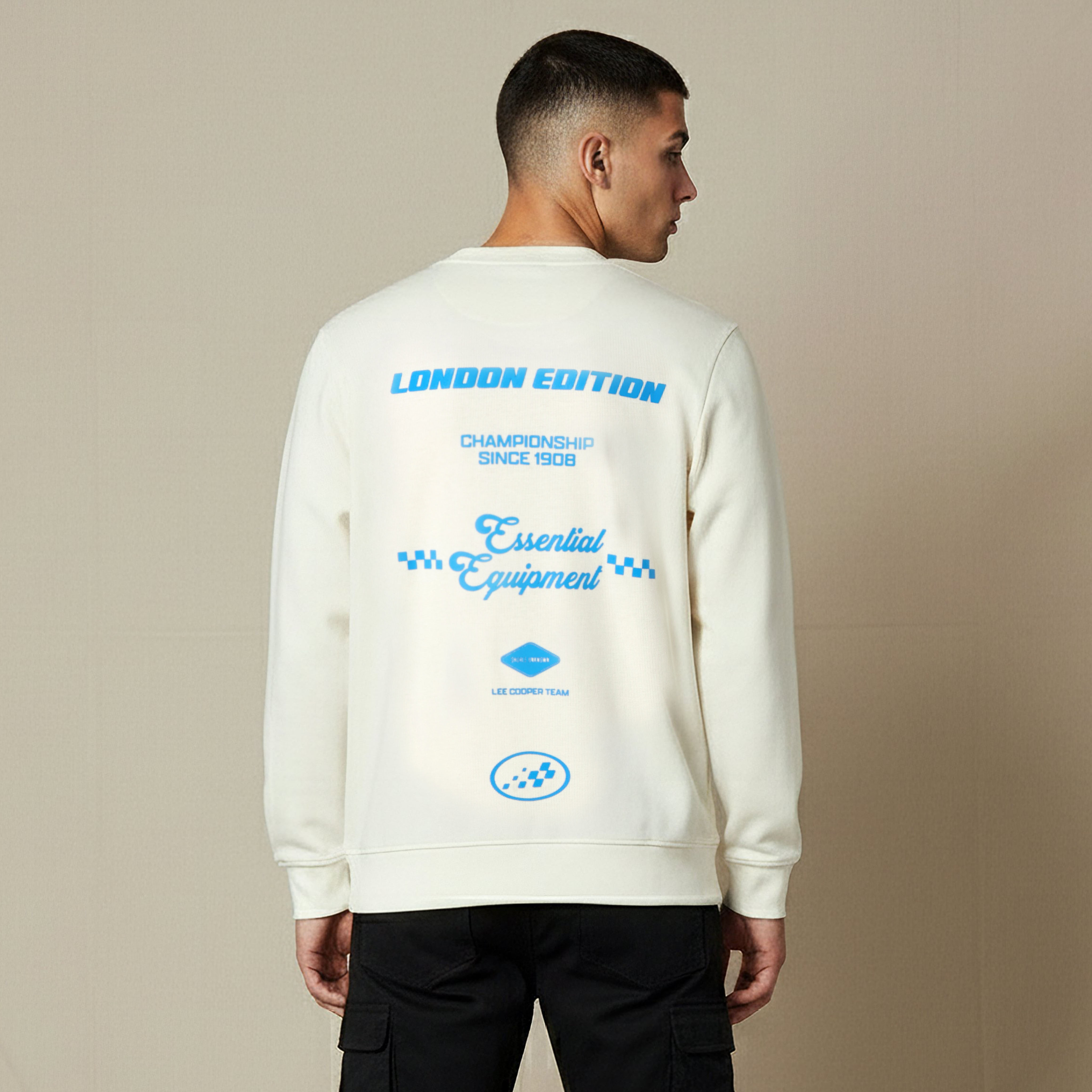 Lee Cooper Men Regular Fit Logo Print Cotton Sweatshirt-men-winterwear-hoodiesandsweatshirts-image-3