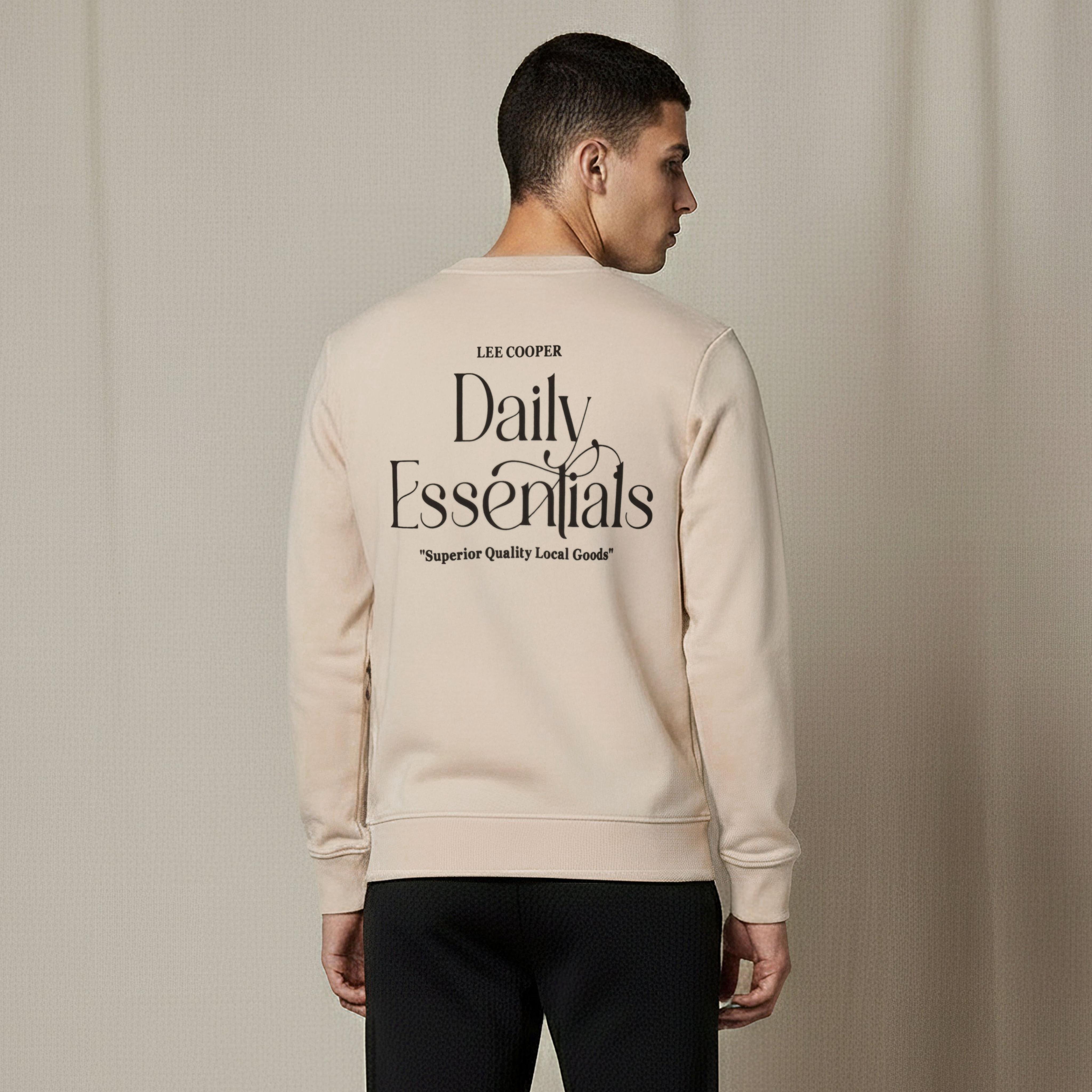 Lee Cooper Men Regular Fit Logo Print Cotton Sweatshirt-men-winterwear-hoodiesandsweatshirts-image-3