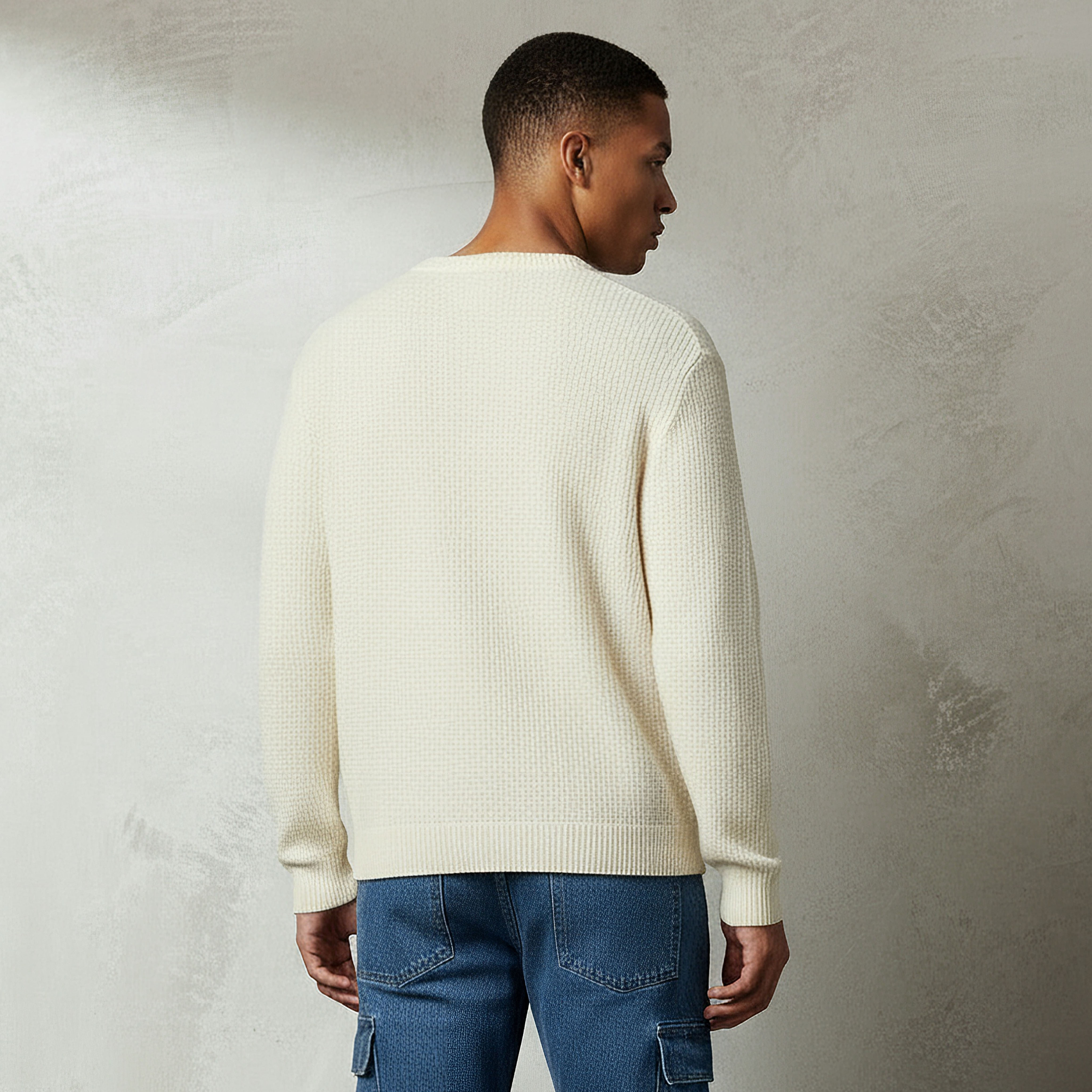 Lee Cooper Men Crew Neck Knit Texture Osaka Sweater-men-clothing-sweatersandpullovers-image-3