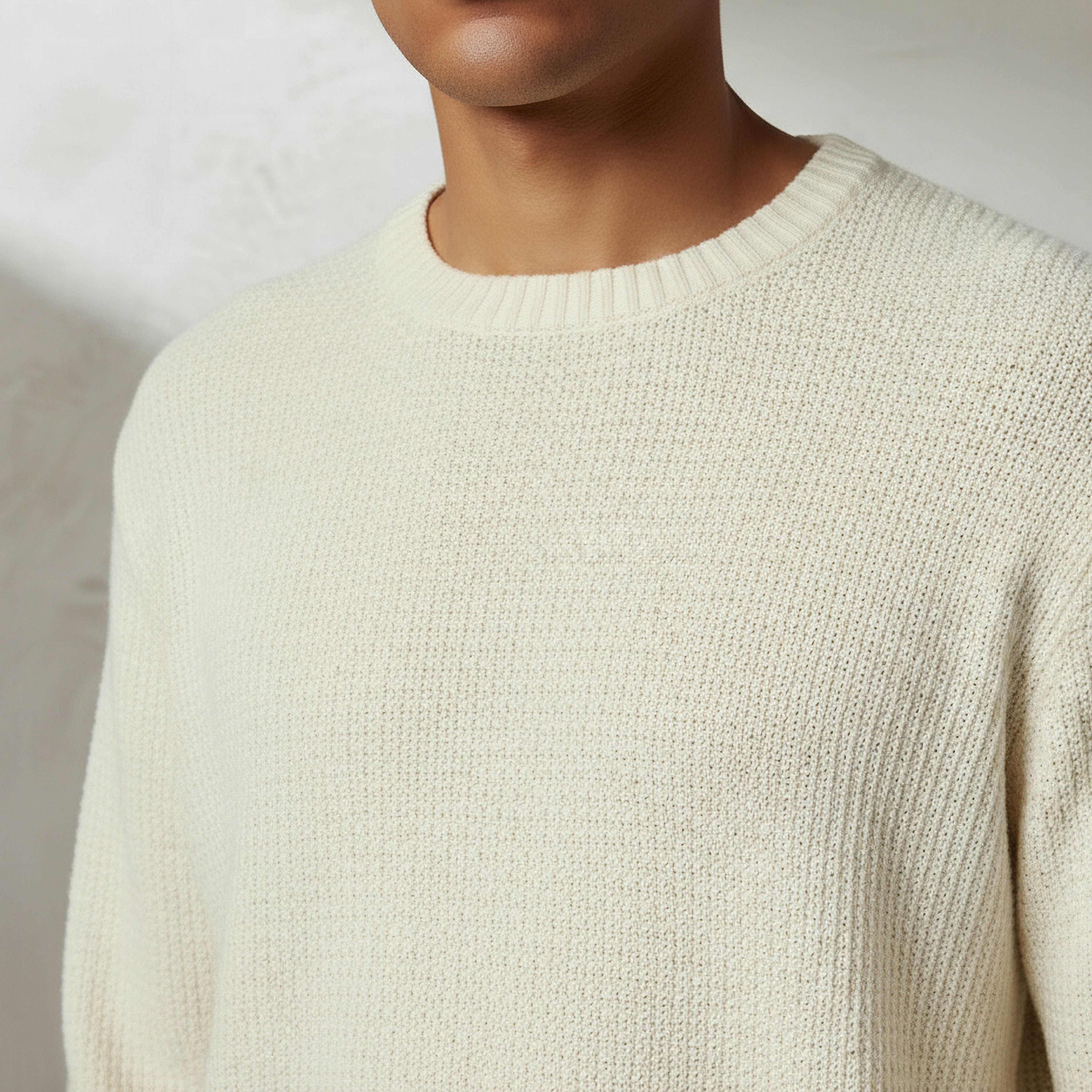 Lee Cooper Men Crew Neck Knit Texture Osaka Sweater-men-clothing-sweatersandpullovers-image-4