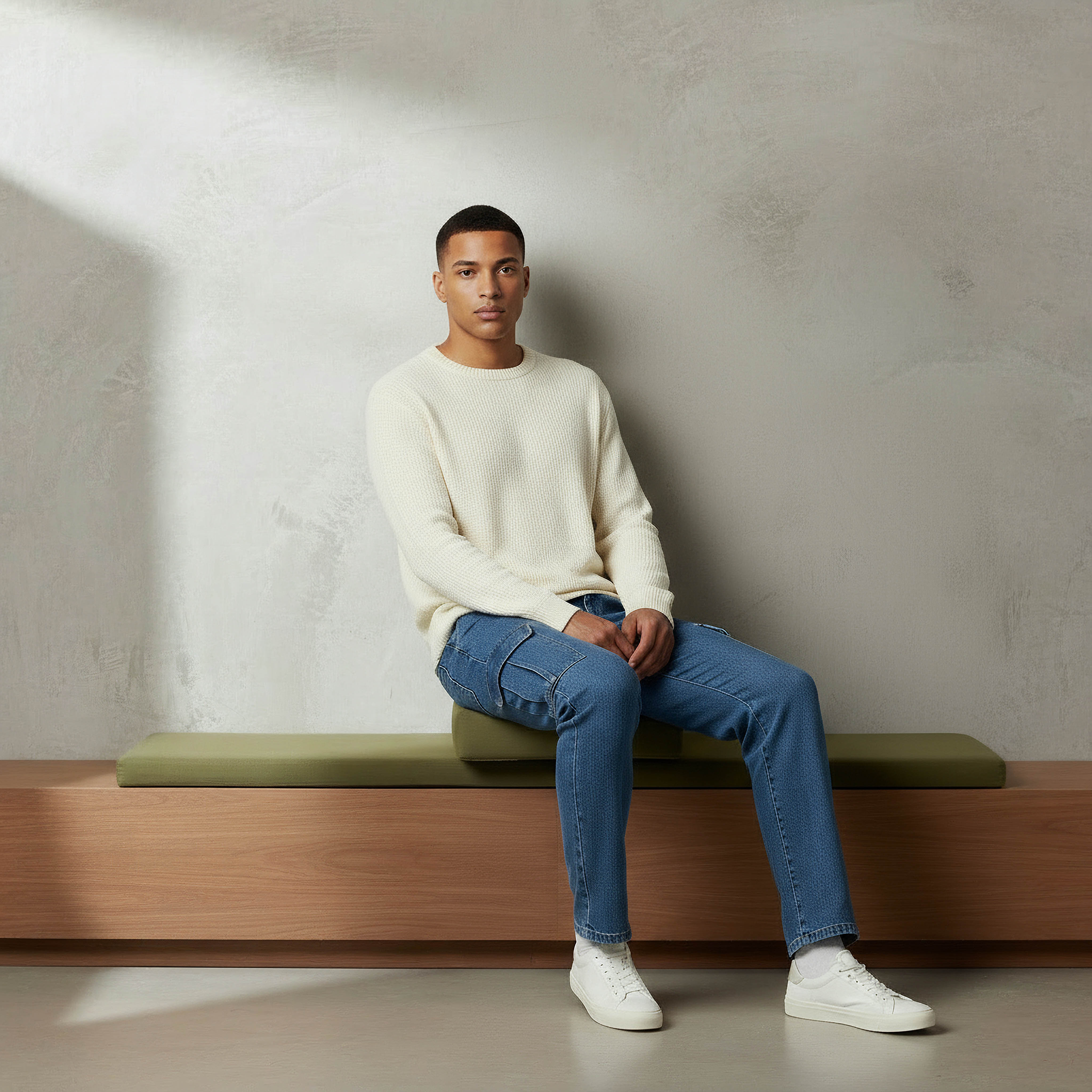Lee Cooper Men Crew Neck Knit Texture Osaka Sweater-men-clothing-sweatersandpullovers-image-5