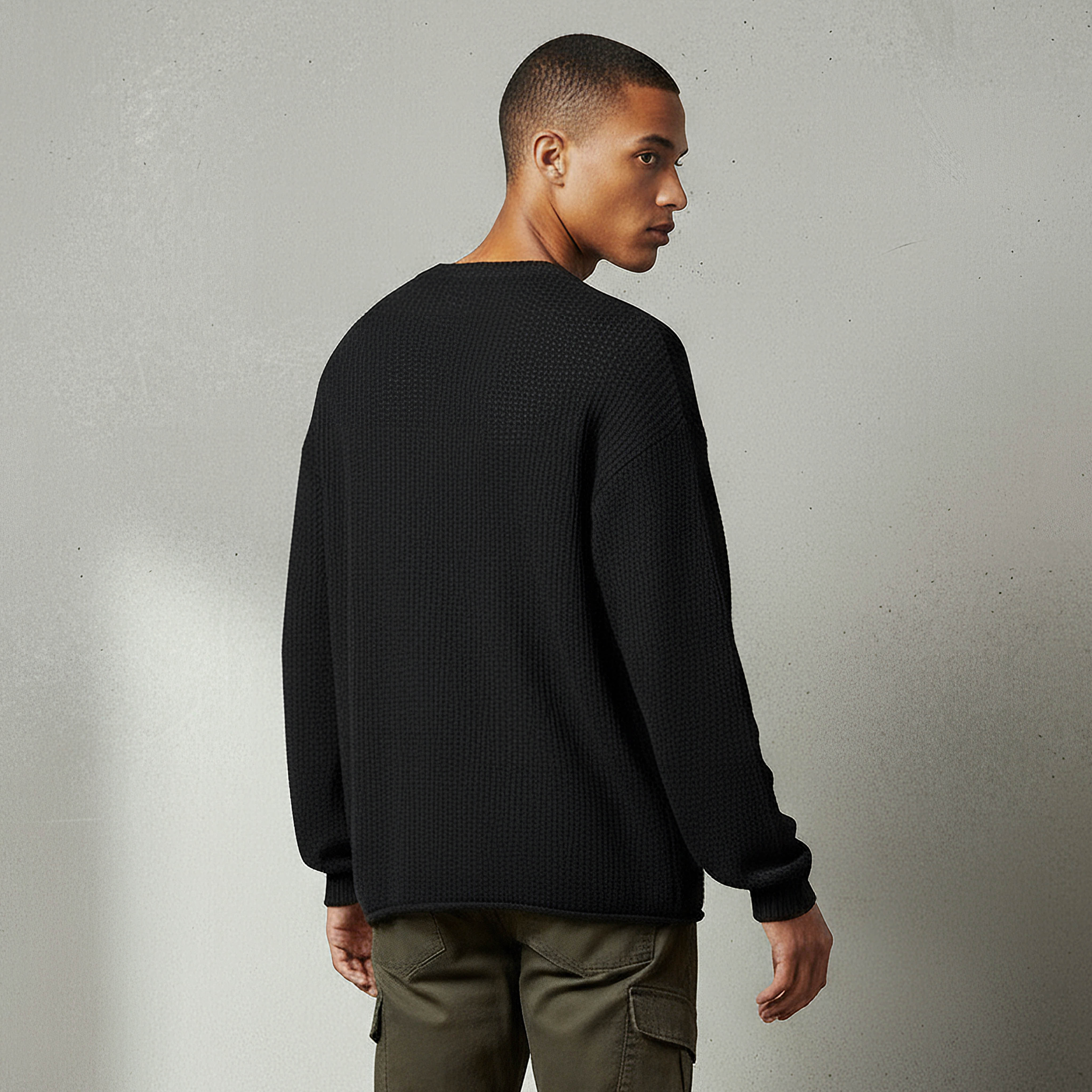 Lee Cooper Men Crew Neck Knit Texture Osaka Sweater-men-clothing-sweatersandpullovers-image-3