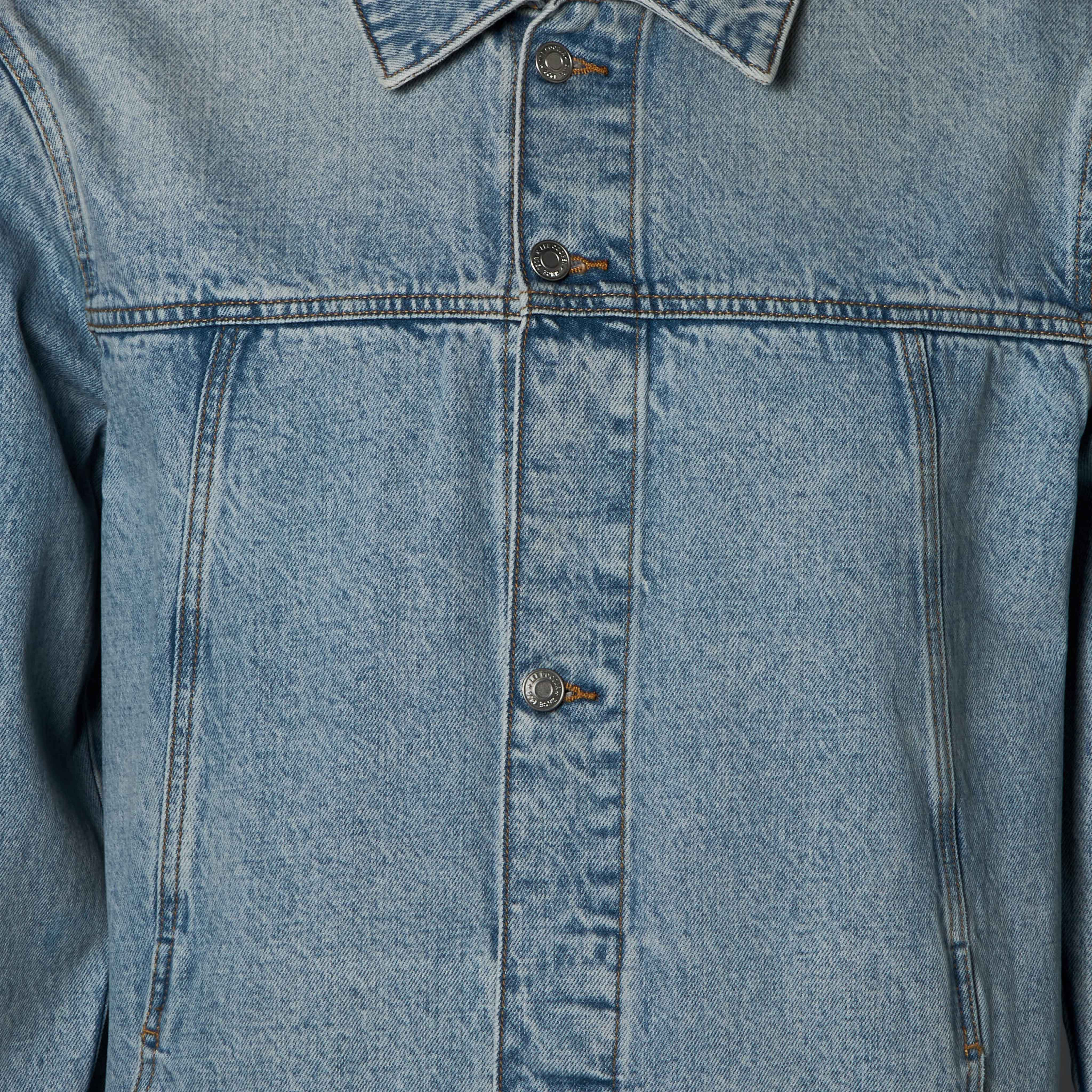 Lee Cooper Men Regular Fit Denim Trucker Jacket-men-clothing-jacketsandblazers-jackets-image-4