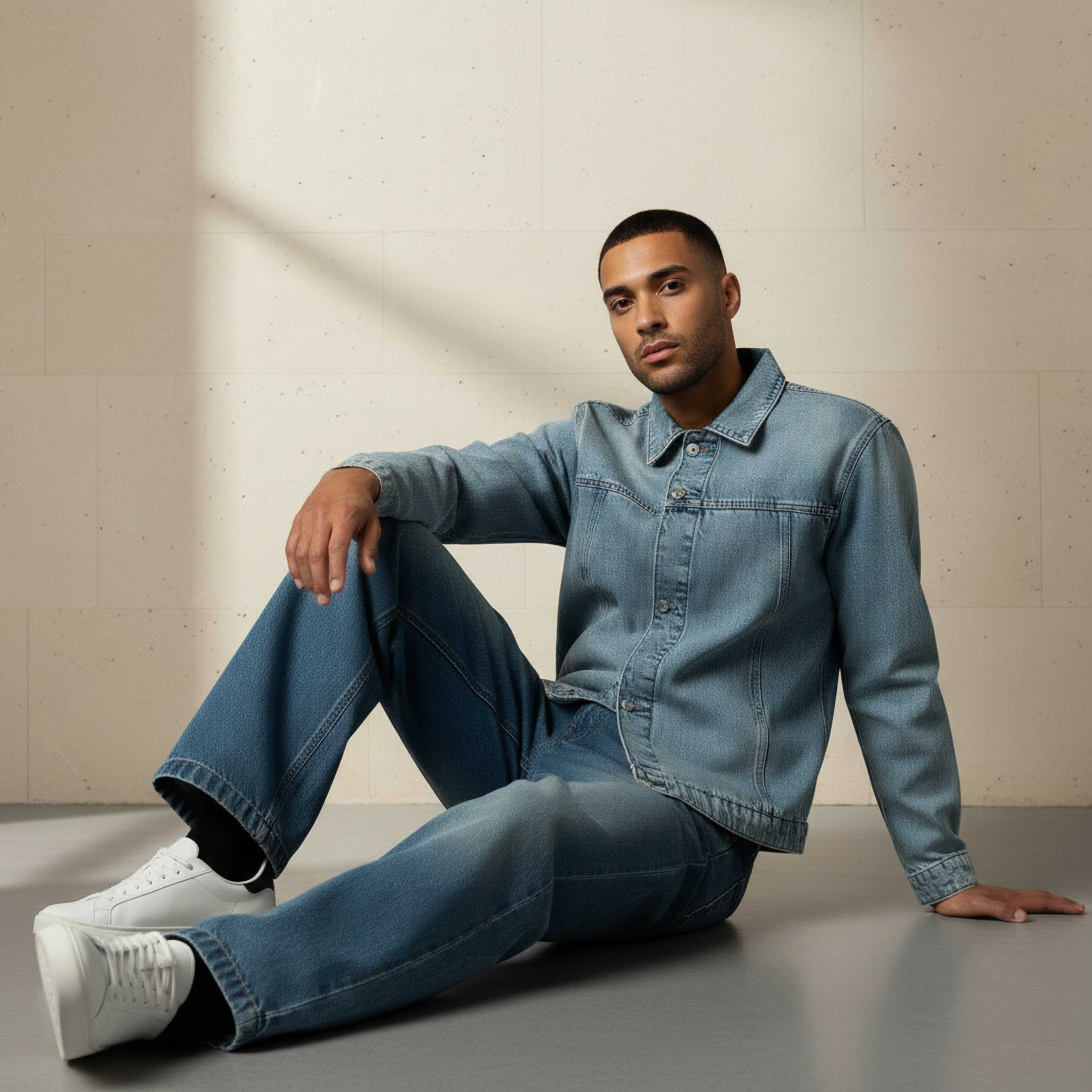 Lee Cooper Men Regular Fit Denim Trucker Jacket-men-clothing-jacketsandblazers-jackets-image-5