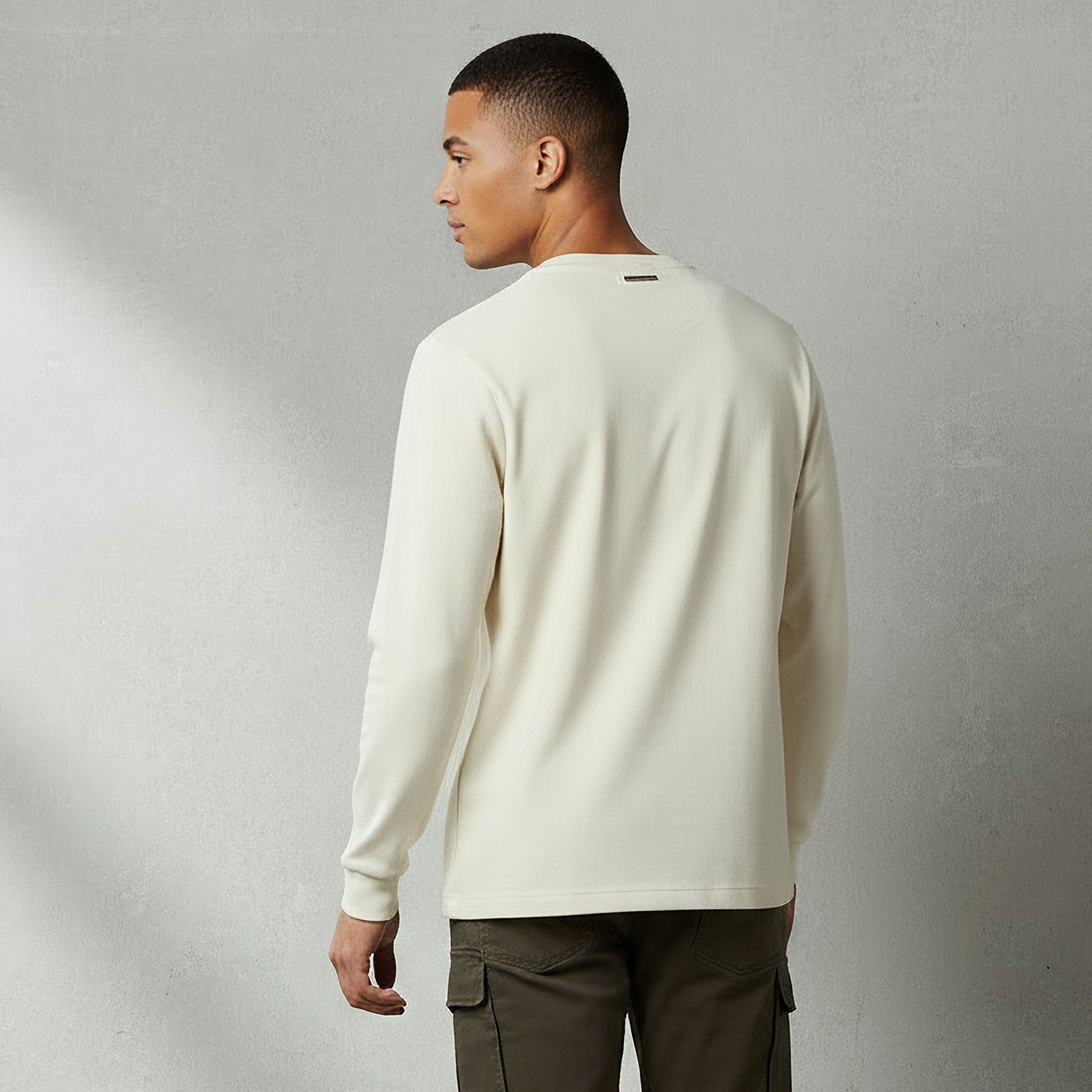 Lee Cooper Men Regular Fit Henley Neck Long Sleeve T-shirt-men-clothing-tshirtsandpolos-tshirts-image-3