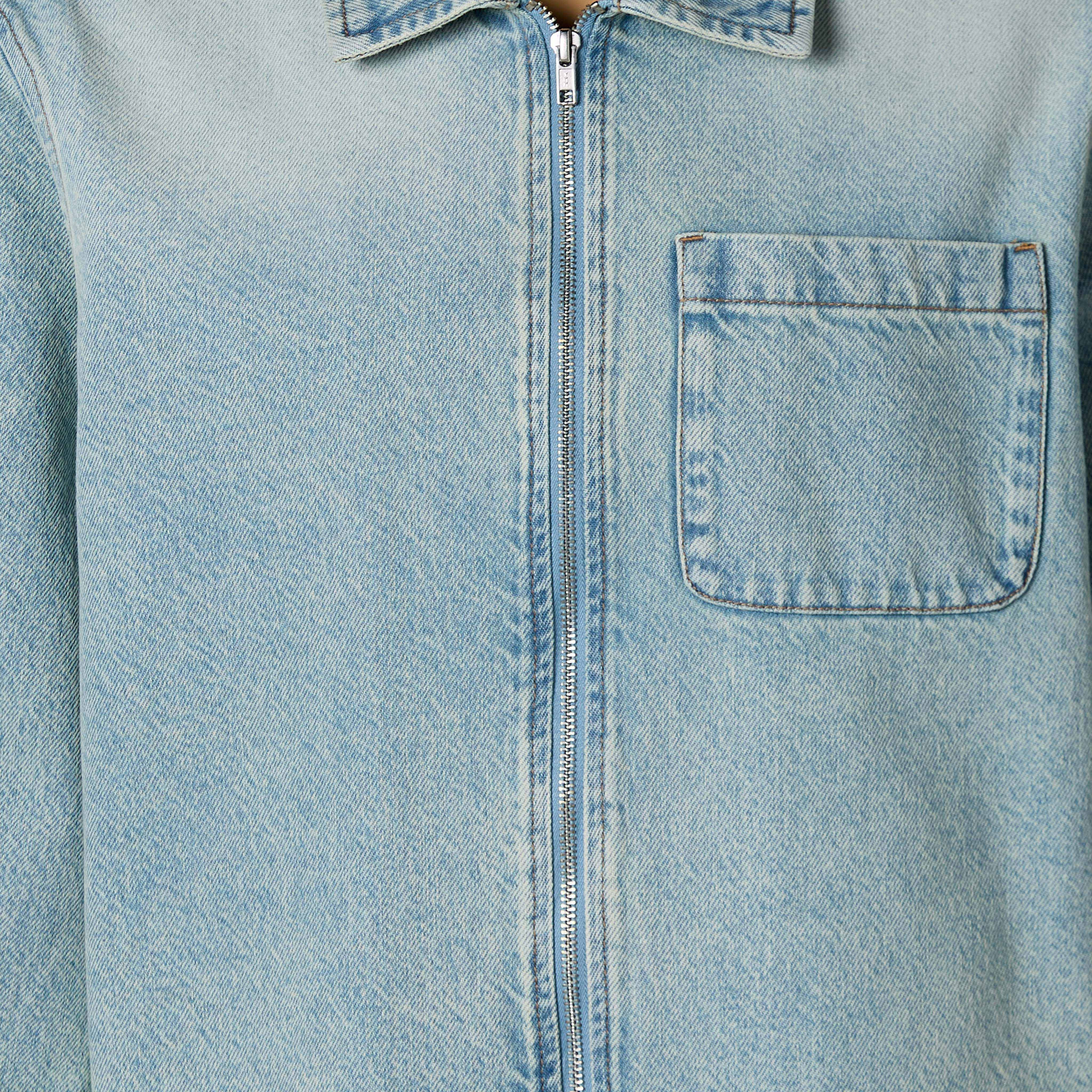 Lee Cooper Men Regular Fit Zip Through Shacket-men-clothing-jacketsandblazers-jackets-image-4