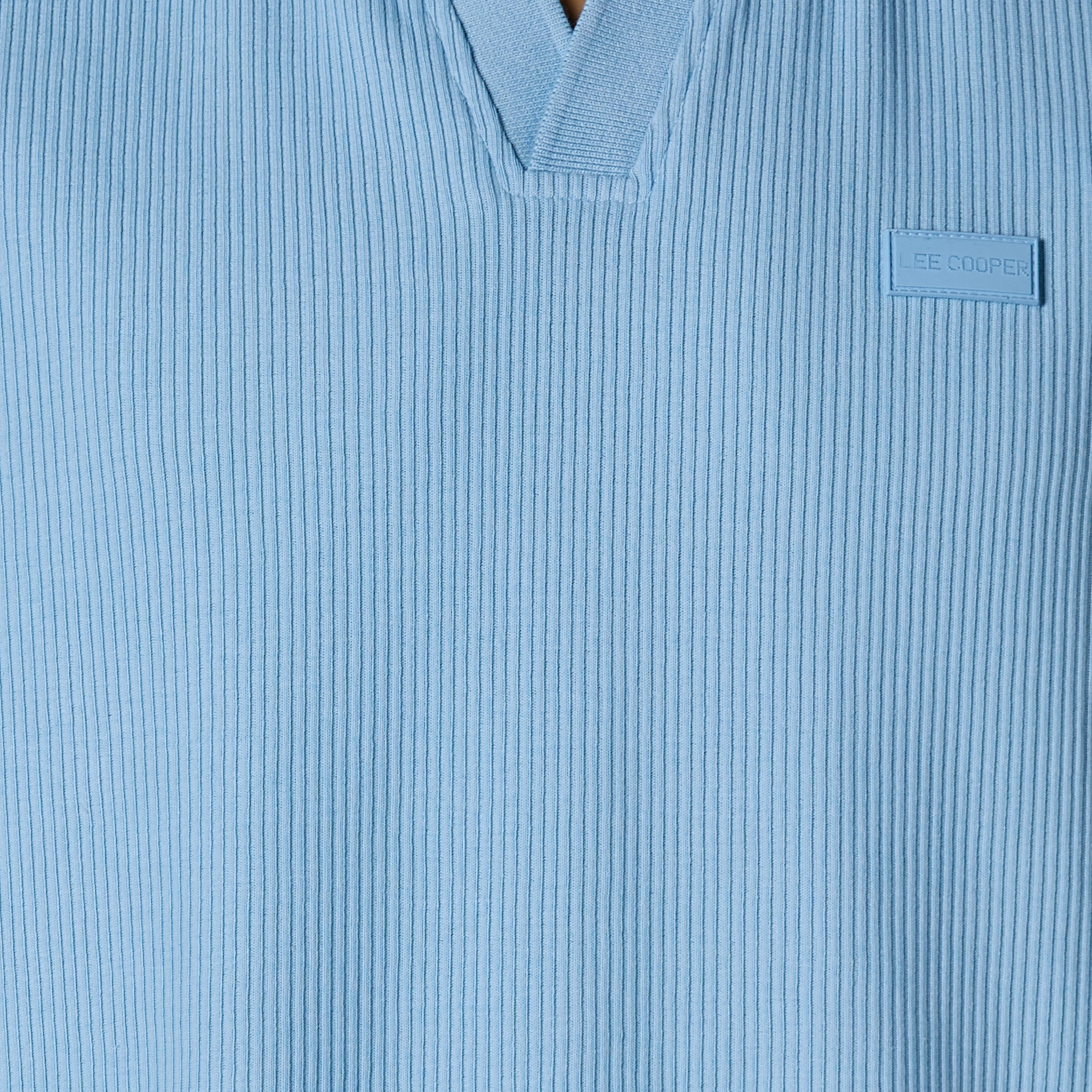 Lee Cooper Men Regular Fit Collared Neck Short Sleeve Ribbed Polo T-shirt-men-clothing-tshirtsandpolos-tshirts-image-4