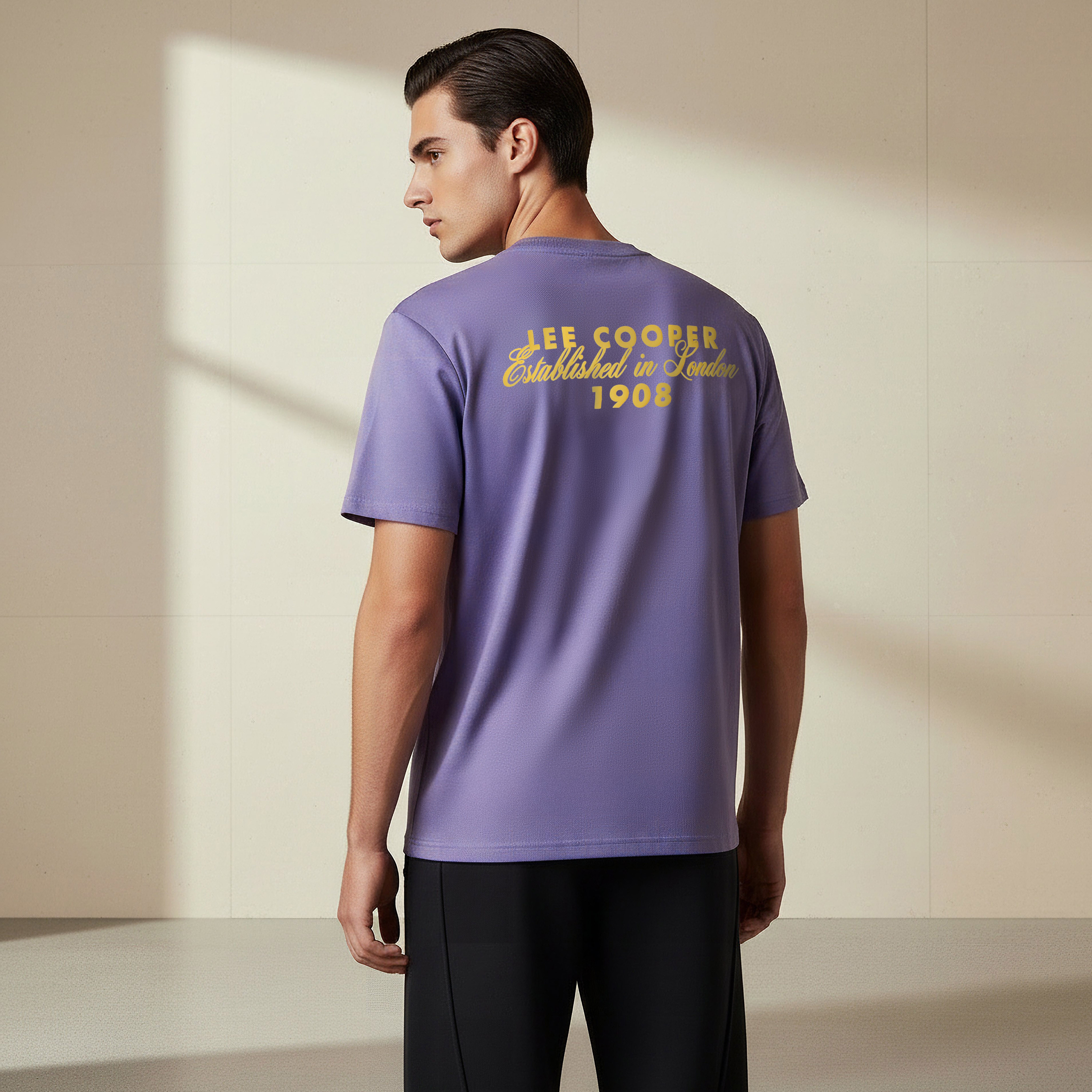 Lee Cooper Men Regular Fit Crew Neck Short Sleeve Printed T-shirt-men-clothing-tshirtsandpolos-tshirts-image-3