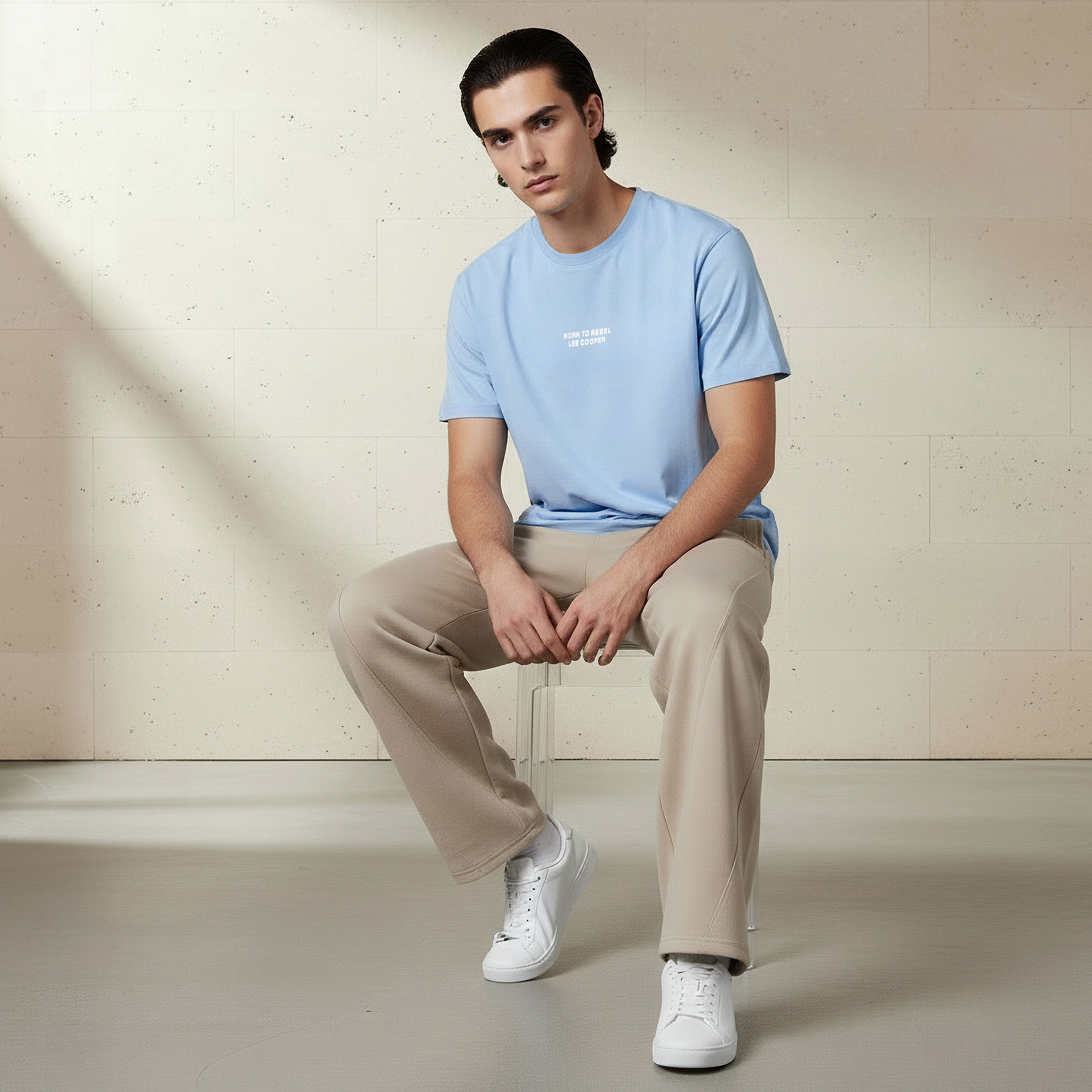 Lee Cooper Men Regular Fit Crew Neck Short Sleeve Printed T-shirt-men-clothing-tshirtsandpolos-tshirts-image-1
