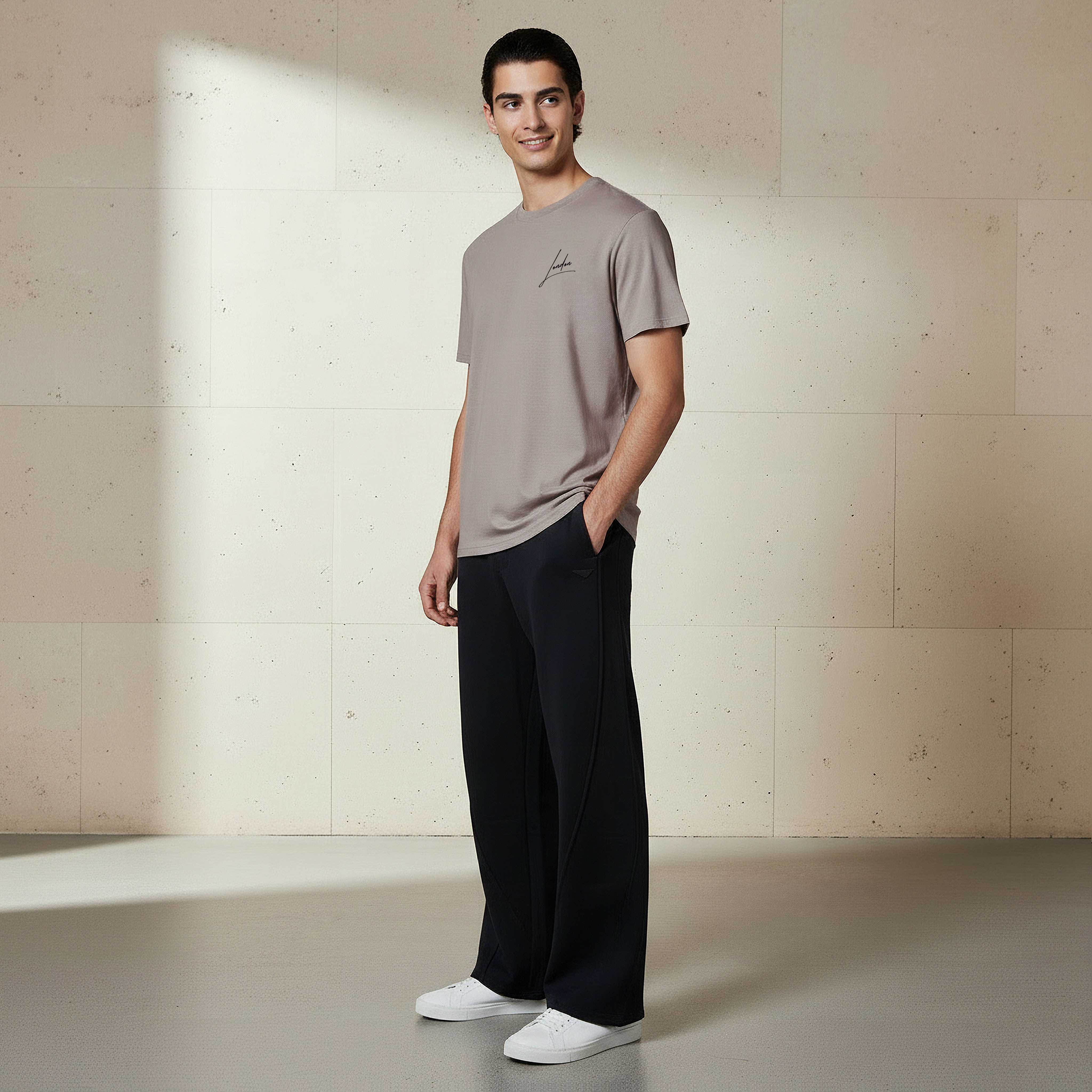 Lee Cooper Men Regular Fit Crew Neck Short Sleeve Printed T-shirt-men-clothing-tshirtsandpolos-tshirts-image-2