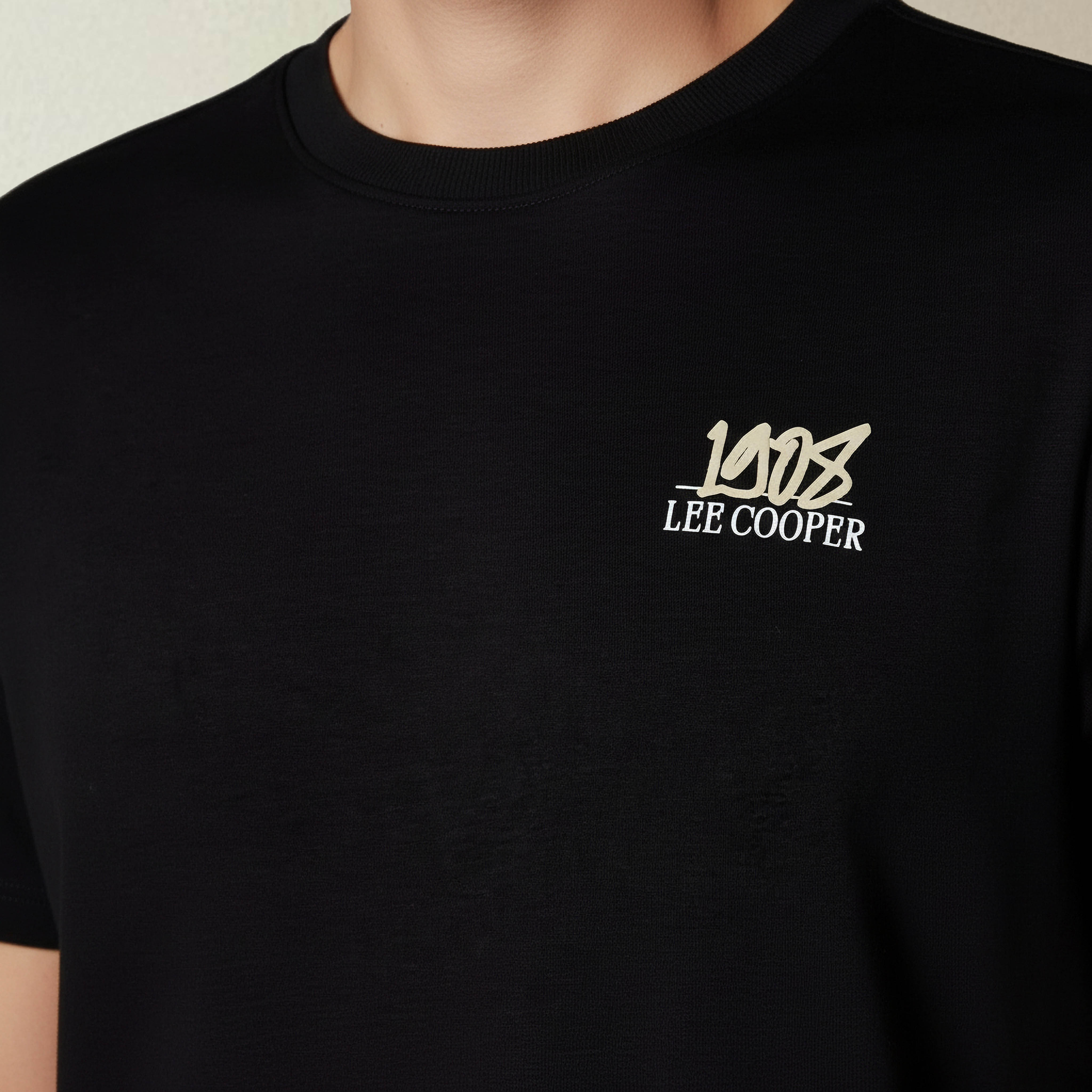 Lee Cooper Men Regular Fit Crew Neck Short Sleeve Printed T-shirt-men-clothing-tshirtsandpolos-tshirts-image-3