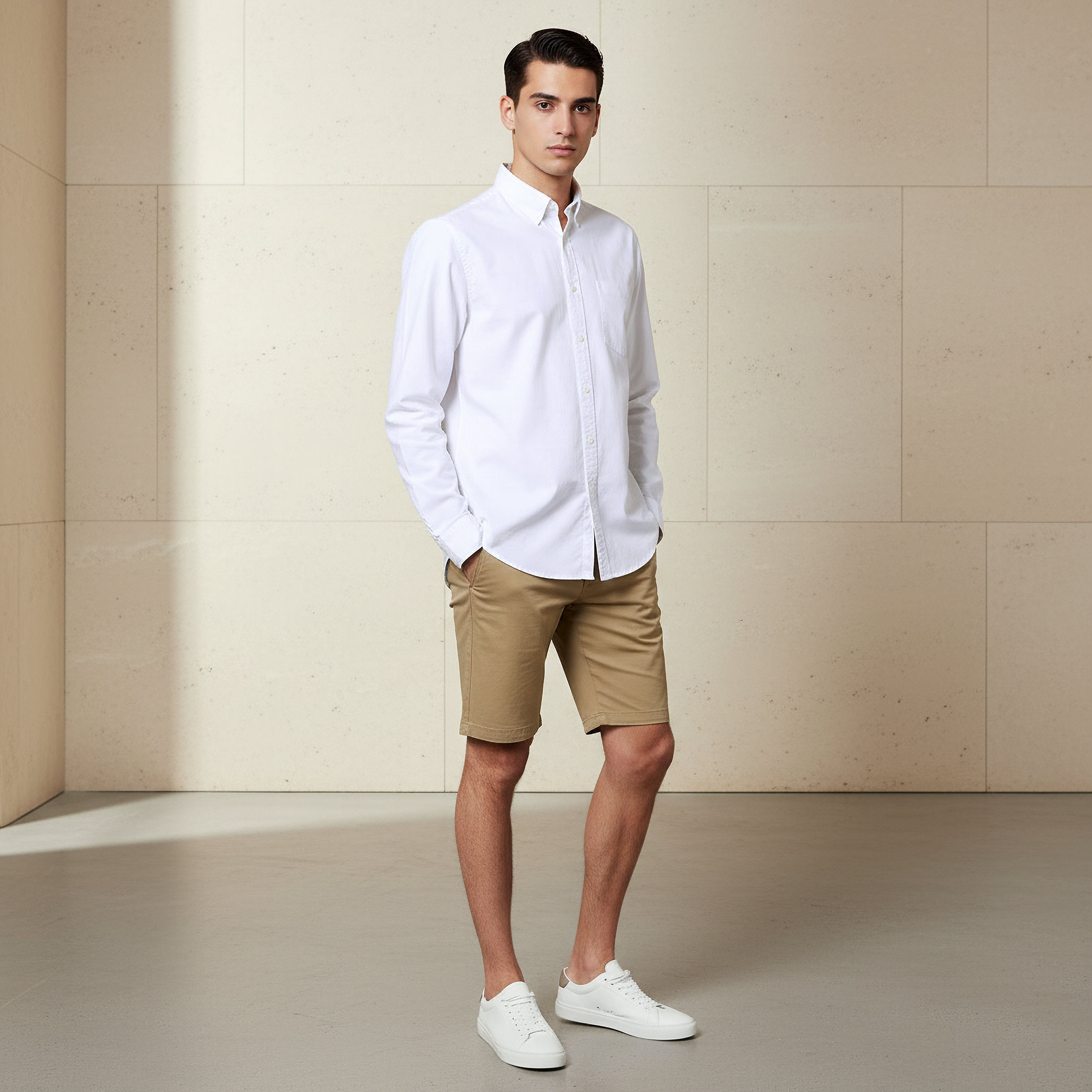 Lee Cooper Men Regular Fit Collared Long Sleeve Shirt-PROMO_SP_KW_2FOR12_110625-image-2