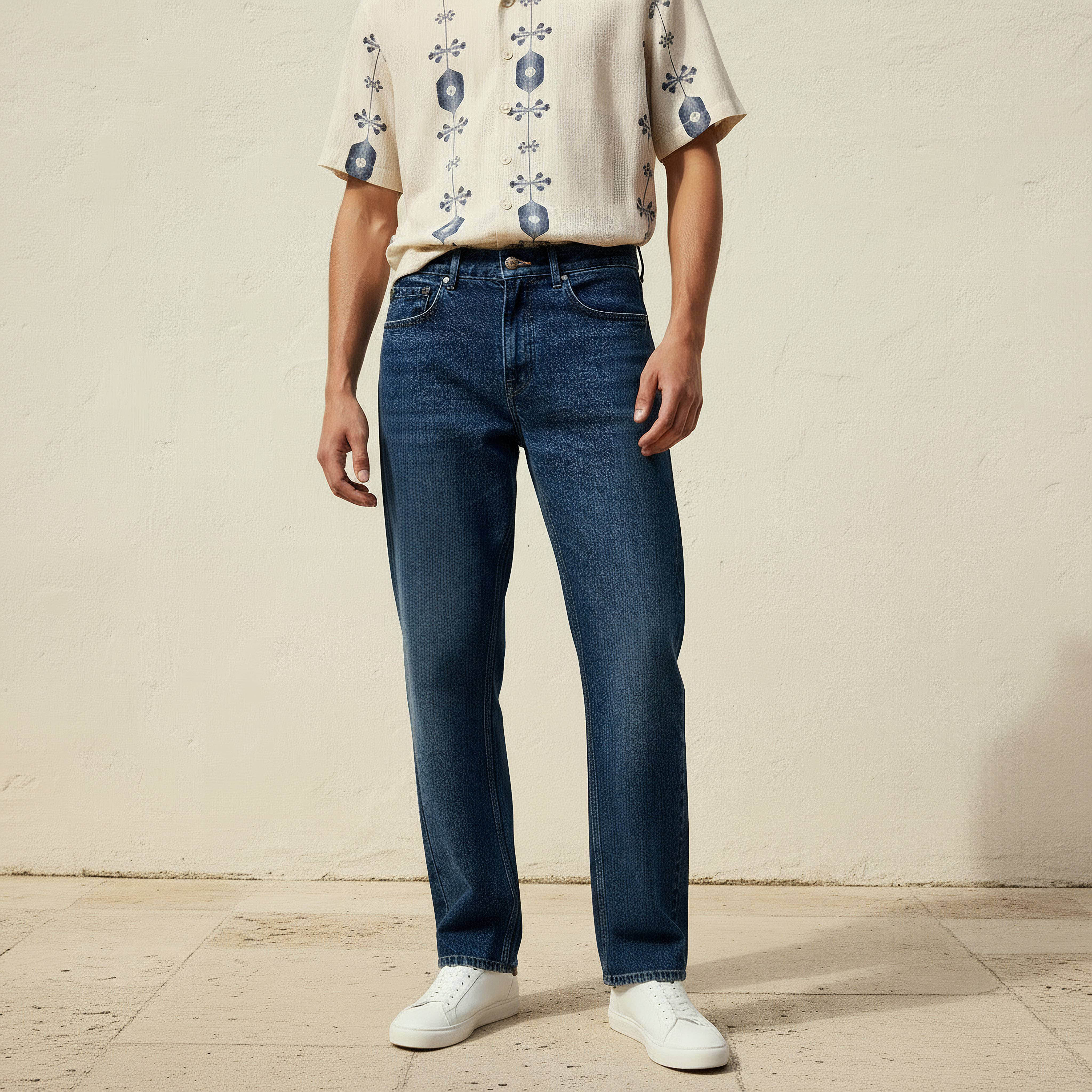 Lee Cooper Men Straight Fit Mid-Rise Jeans-men-clothing-bottoms-jeans-image-1