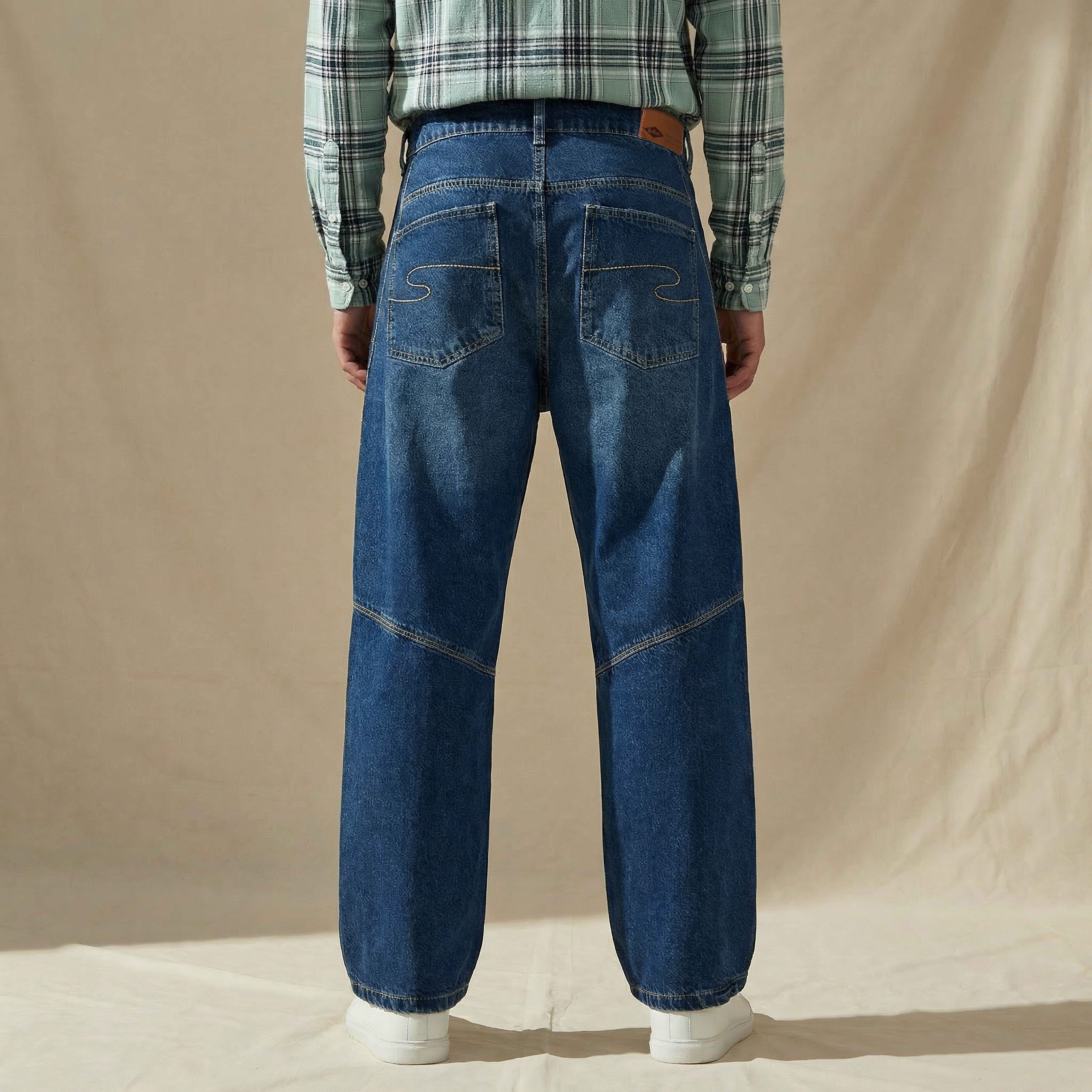 Lee Cooper Men Flared Mid-Rise Panelled Jeans-men-clothing-bottoms-jeans-image-4