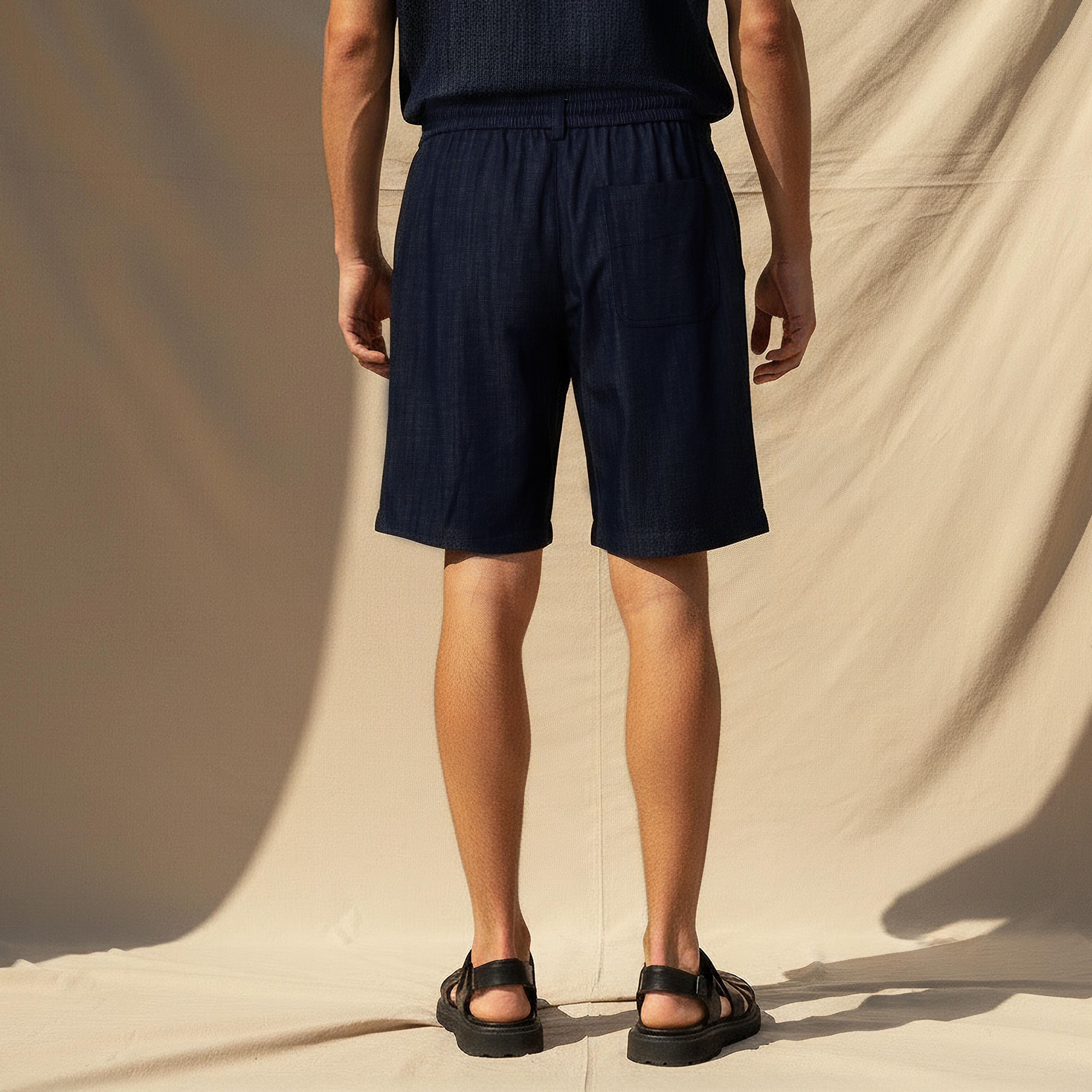 Lee Cooper Men Denim Shorts Cotton-men-clothing-bottoms-shorts-image-4