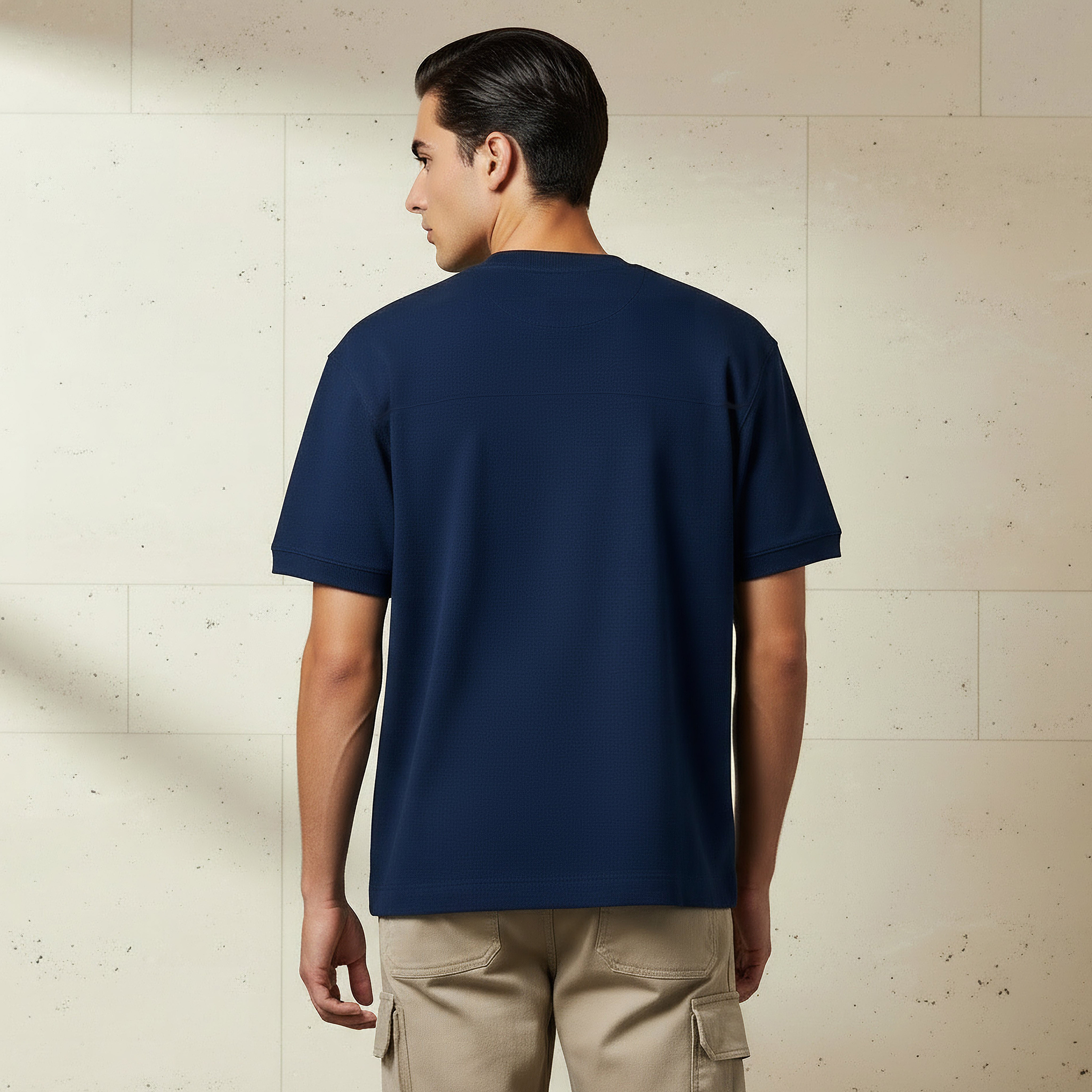 Lee Cooper Men Regular Fit Crew Neck Short Sleeves Embroidered T-shirt-men-clothing-tshirtsandpolos-tshirts-image-4