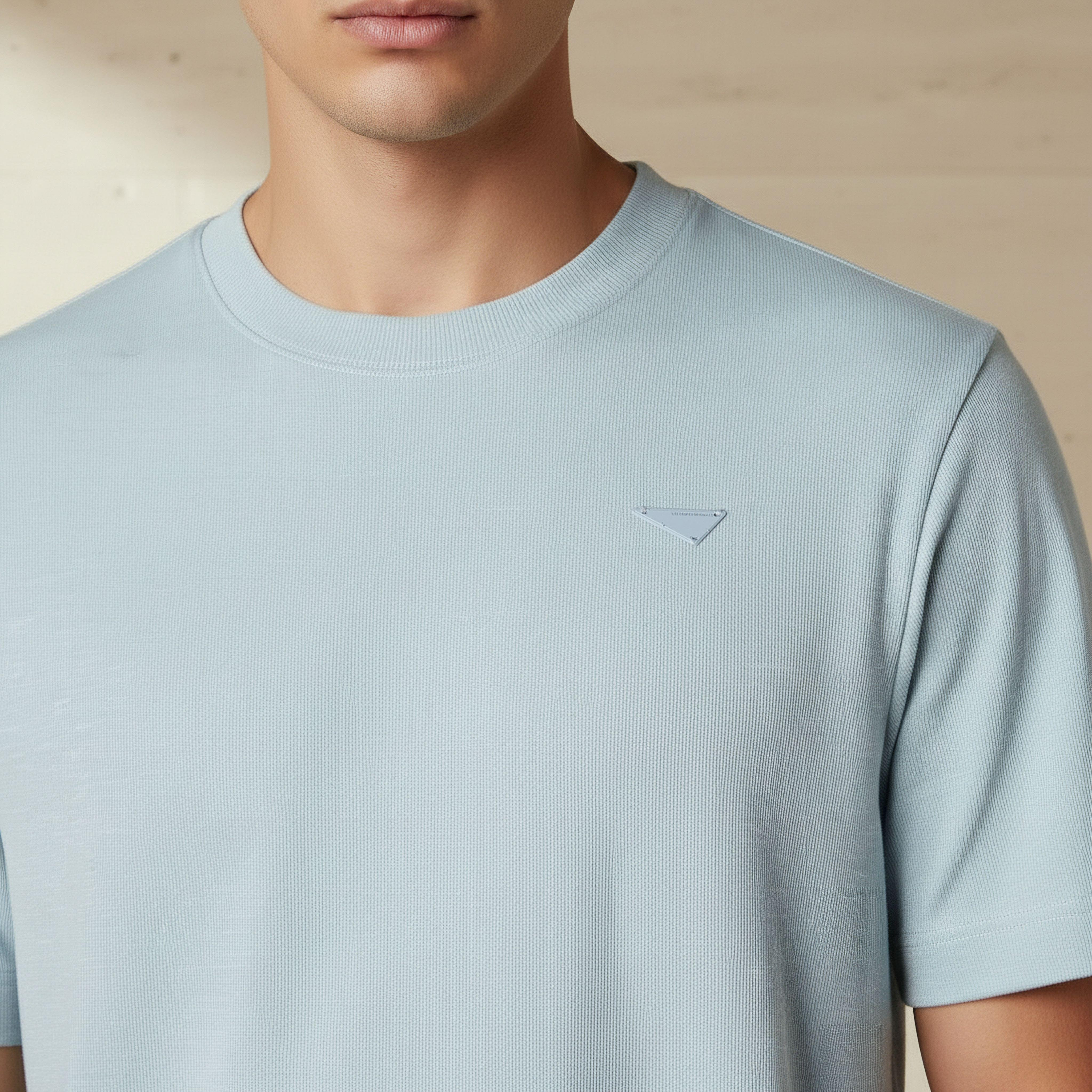 Lee Cooper Men Regular Fit Crew Neck Short Sleeves Badge Detail T-shirt-men-clothing-tshirtsandpolos-tshirts-image-4