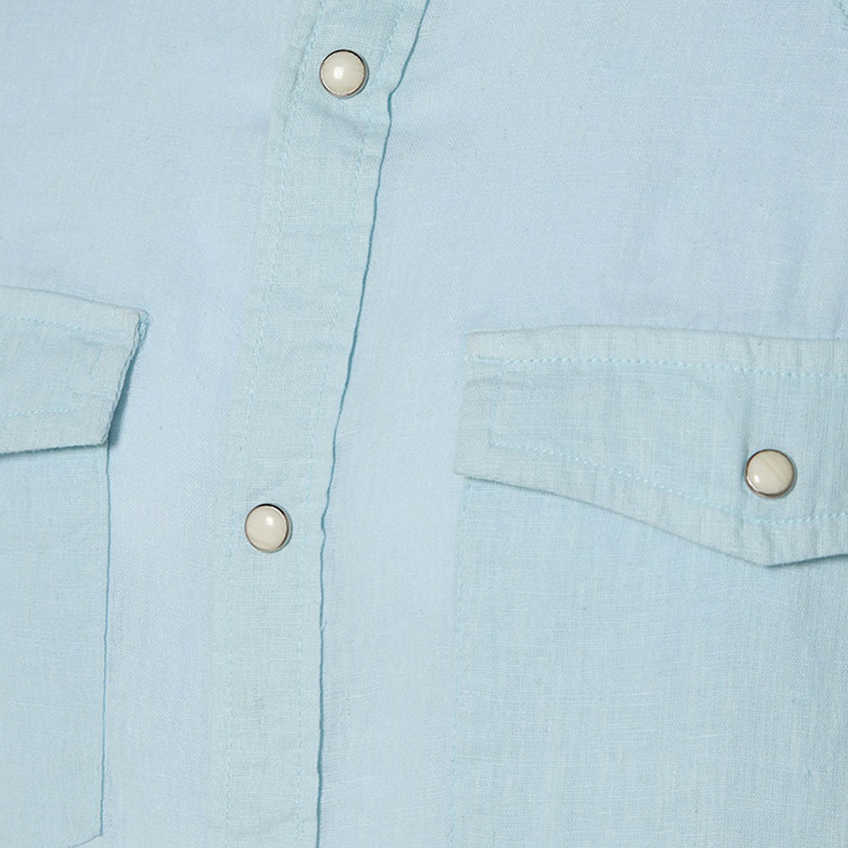قميص كتان بقصّة عادية وياقة عادية وأكمام طويلة للرجال من لي كوبر-men-clothing-shirts-image-2