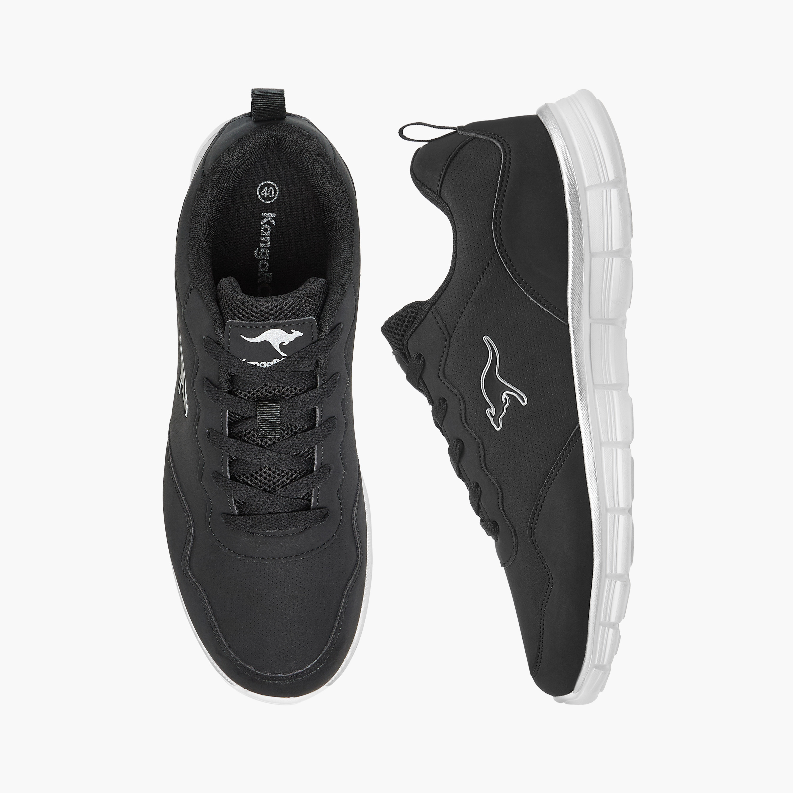 KangaROOS Women's Panelled Lace-Up Sports Shoes-women-shoes-sports-image-1