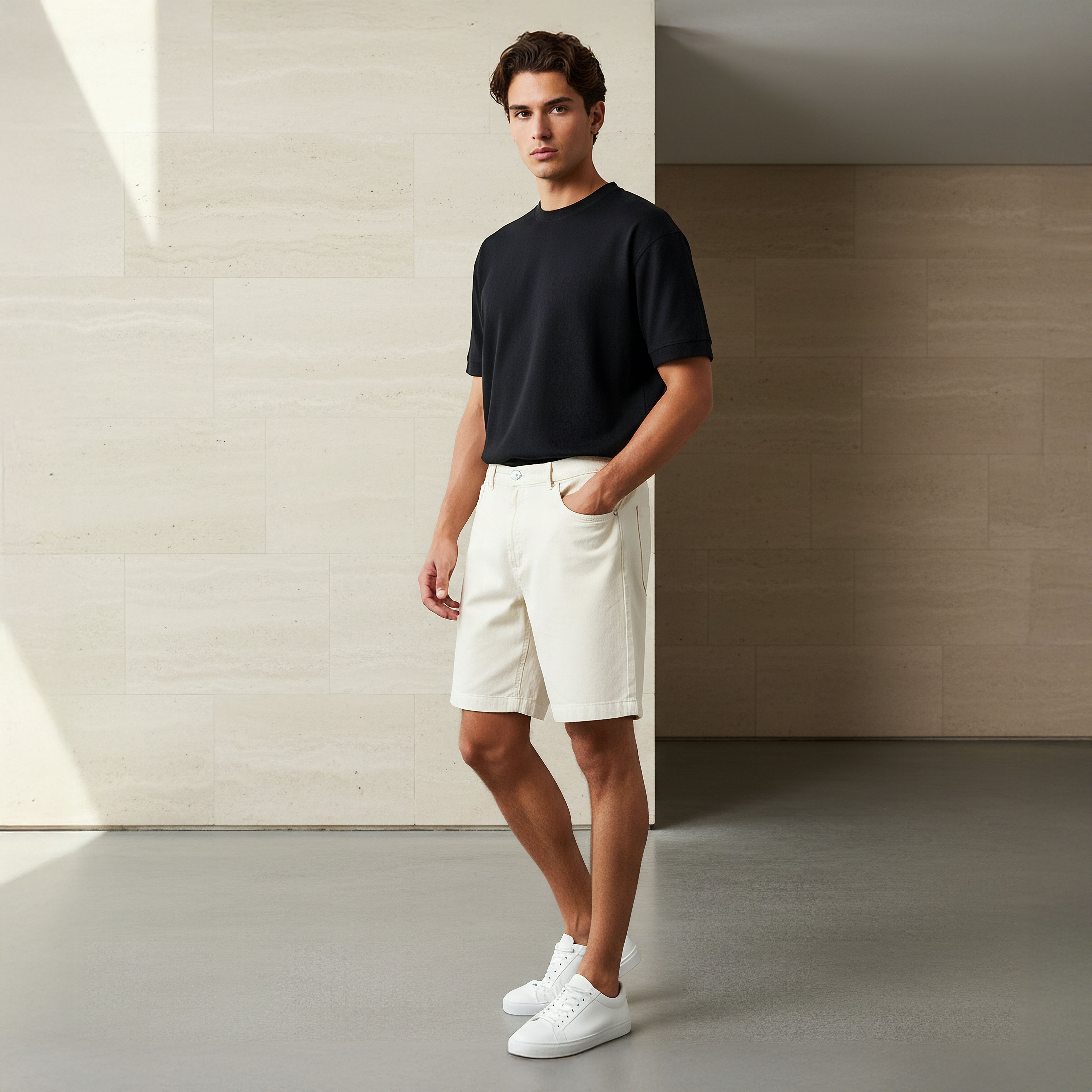 Lee Cooper Ryan Men Regular Fit Shorts Cotton-men-clothing-bottoms-shorts-image-3