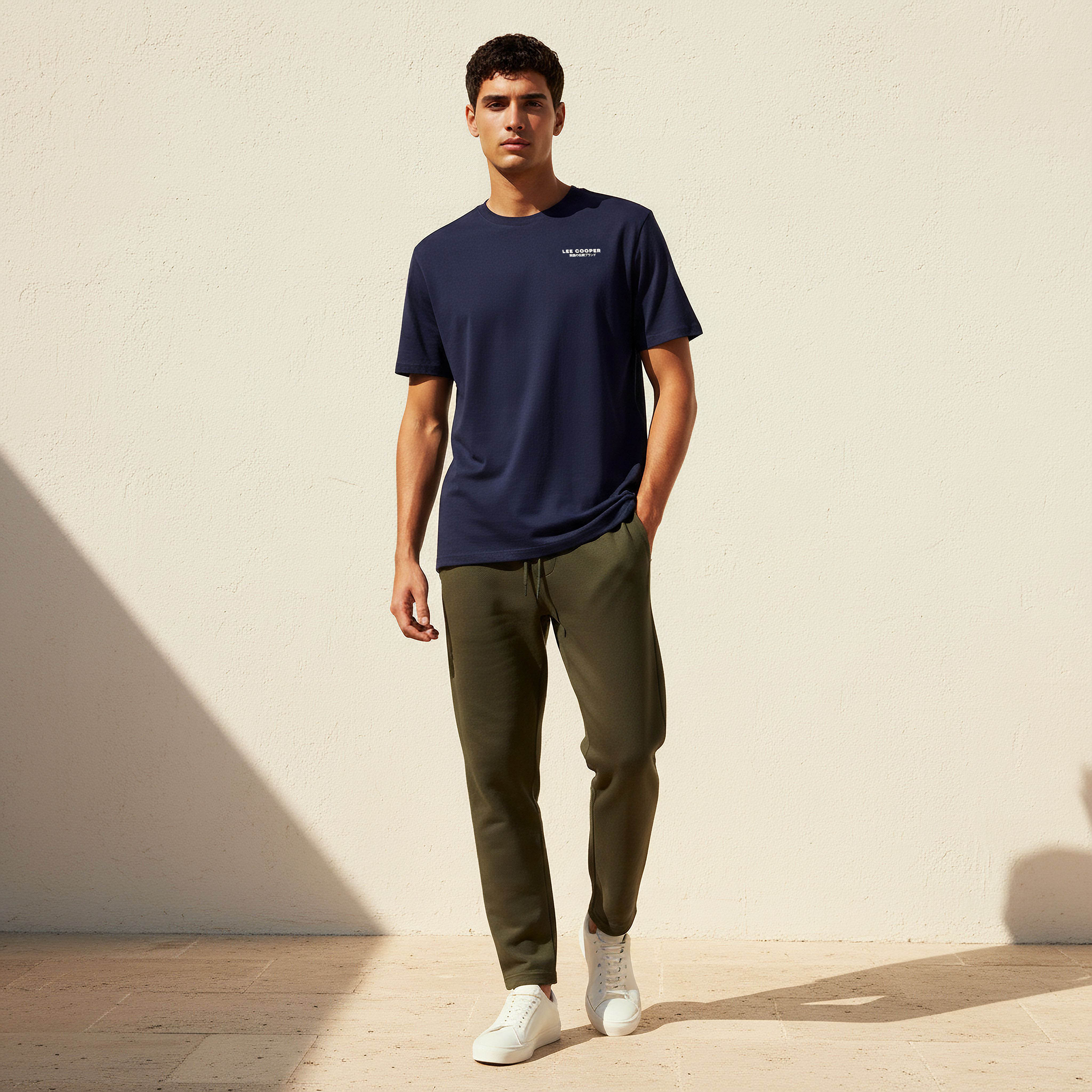 Lee Cooper Men Regular Fit Crew Neck Short Sleeve Logo Print T-shirt-men-clothing-tshirtsandpolos-tshirts-image-4