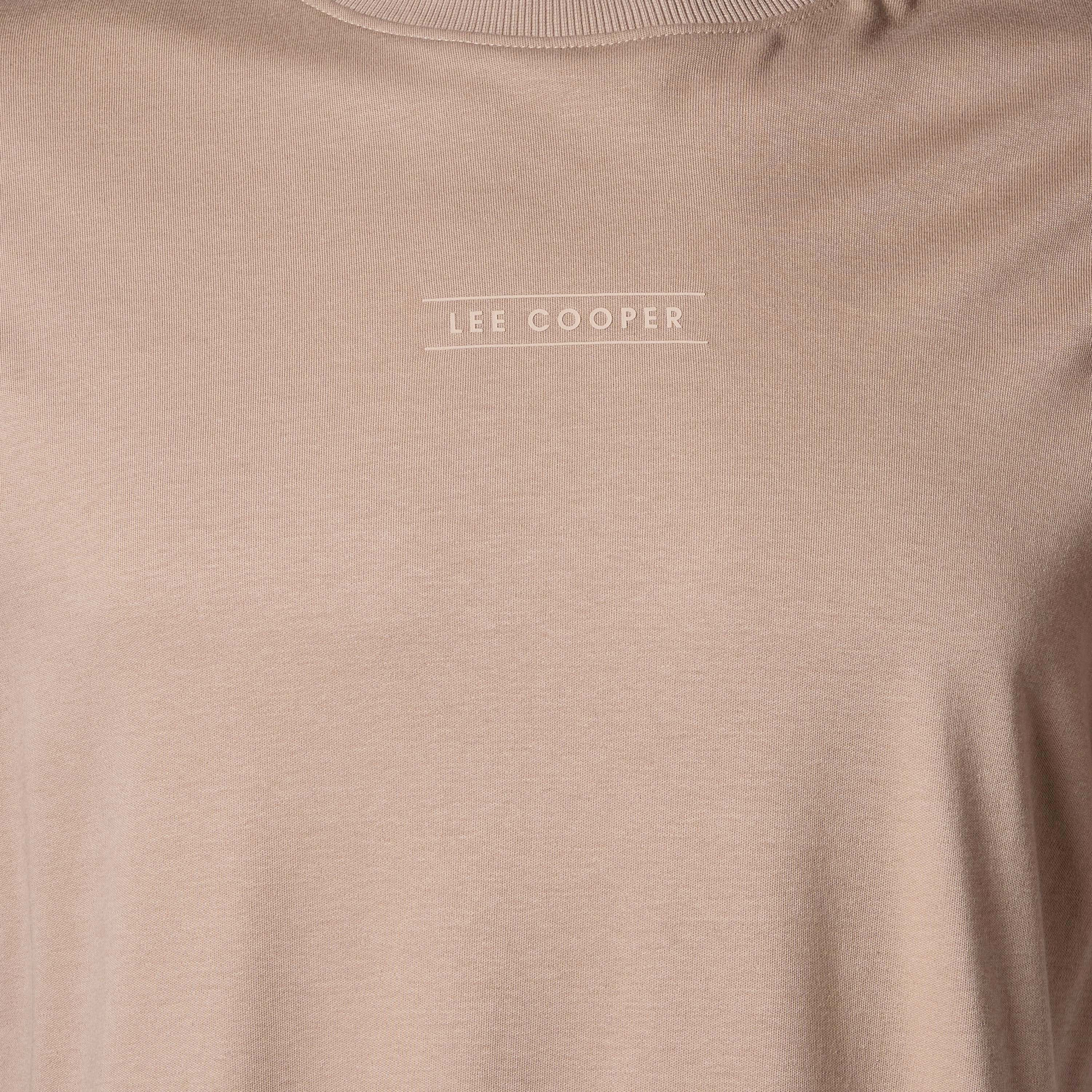 تيشيرت بقصة عادية وياقة ضيقة وأكمام قصيرة وطبعات شعار للرجال من لي كوبر-men-clothing-tshirtsandpolos-tshirts-image-2