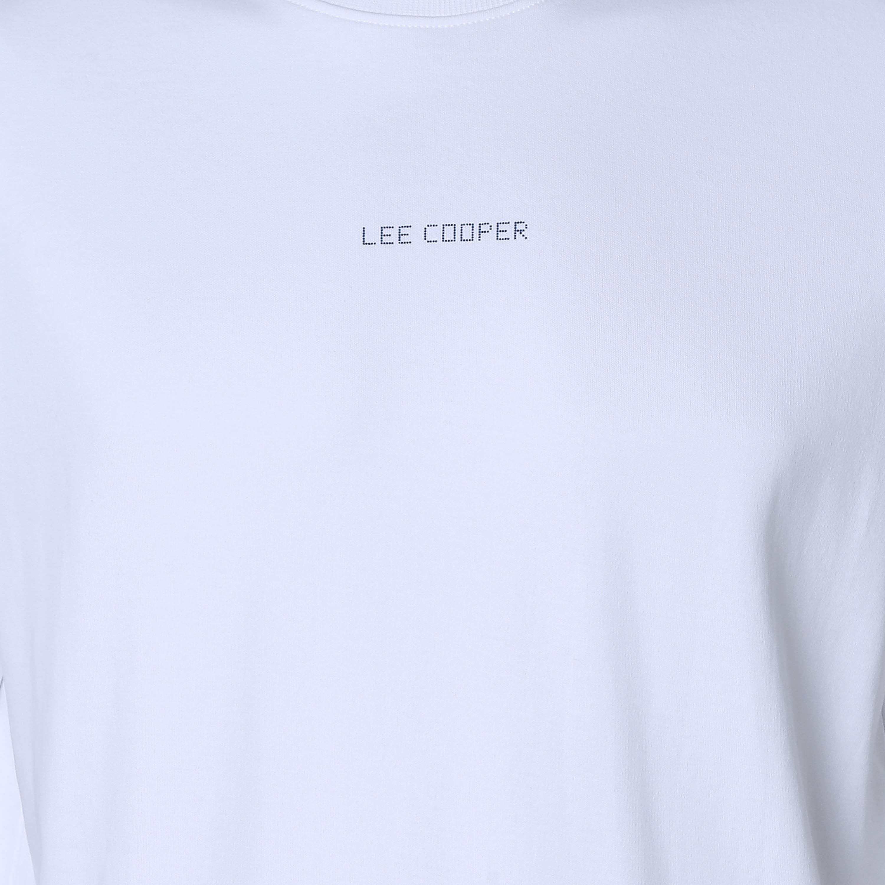 تيشيرت بقصة عادية وياقة ضيقة وأكمام قصيرة وطبعات شعار للرجال من لي كوبر-men-clothing-tshirtsandpolos-tshirts-image-2