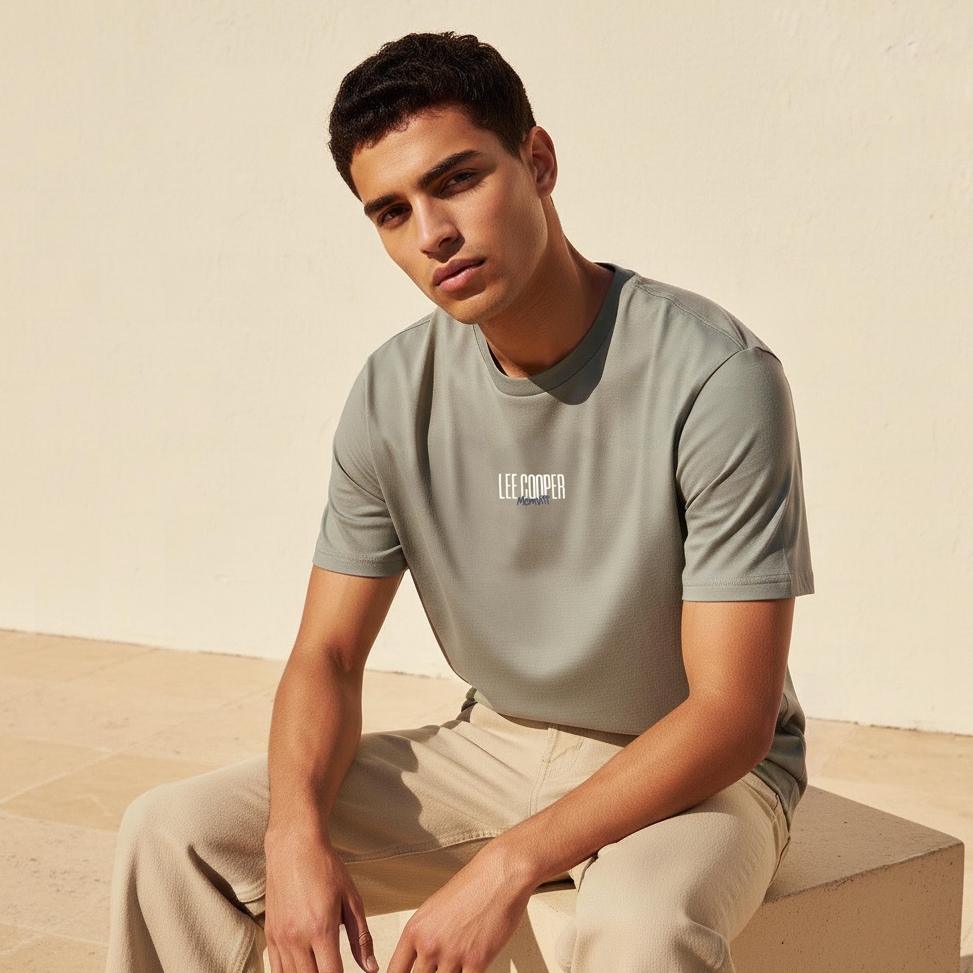 Lee Cooper Men Regular Fit Crew Neck Short Sleeve Logo Print T-shirt-PROMO_SP_QA_2FOR69_110625-image-6