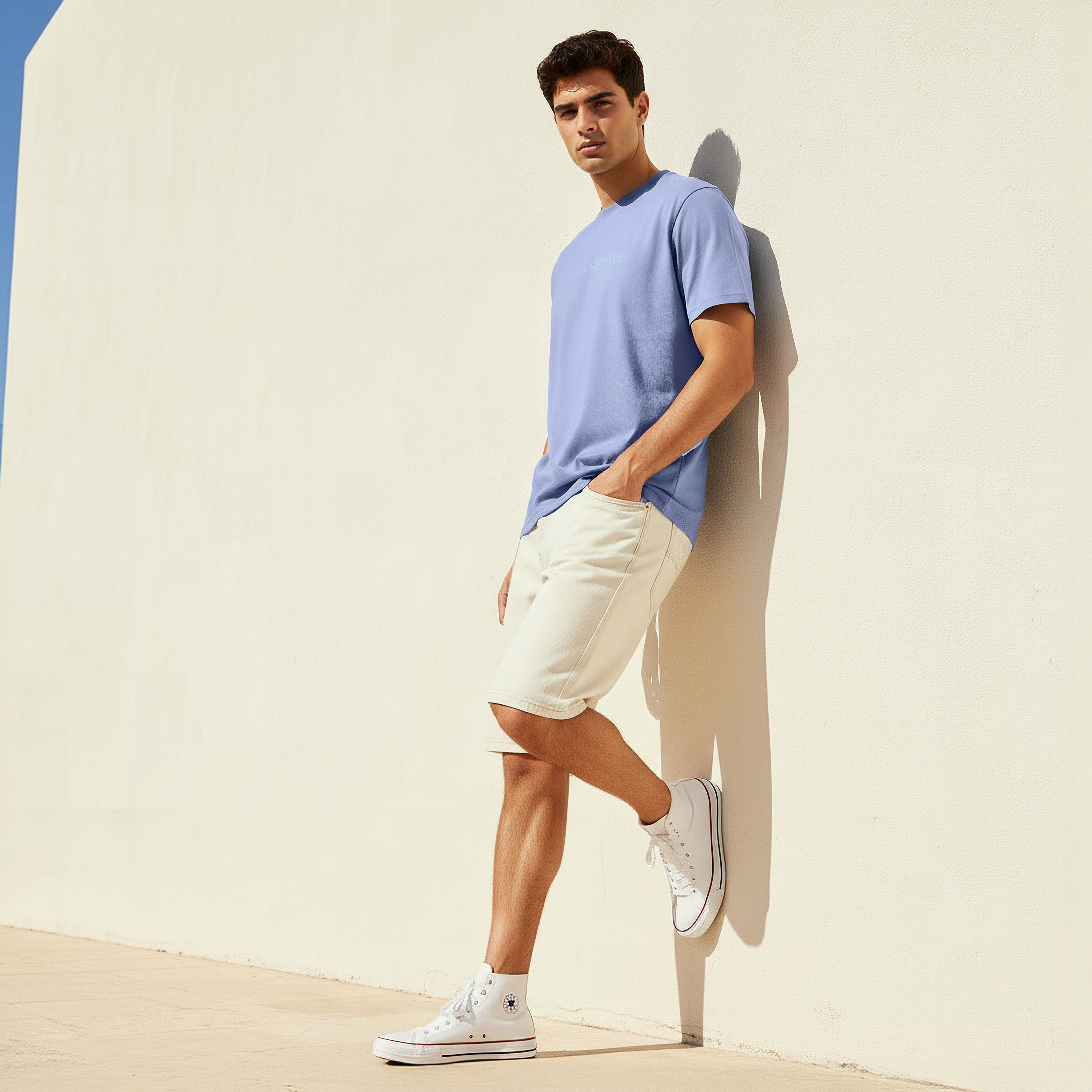 Lee Cooper Men Regular Fit Crew Neck Short Sleeve Logo Print T-shirt-men-clothing-tshirtsandpolos-tshirts-image-4