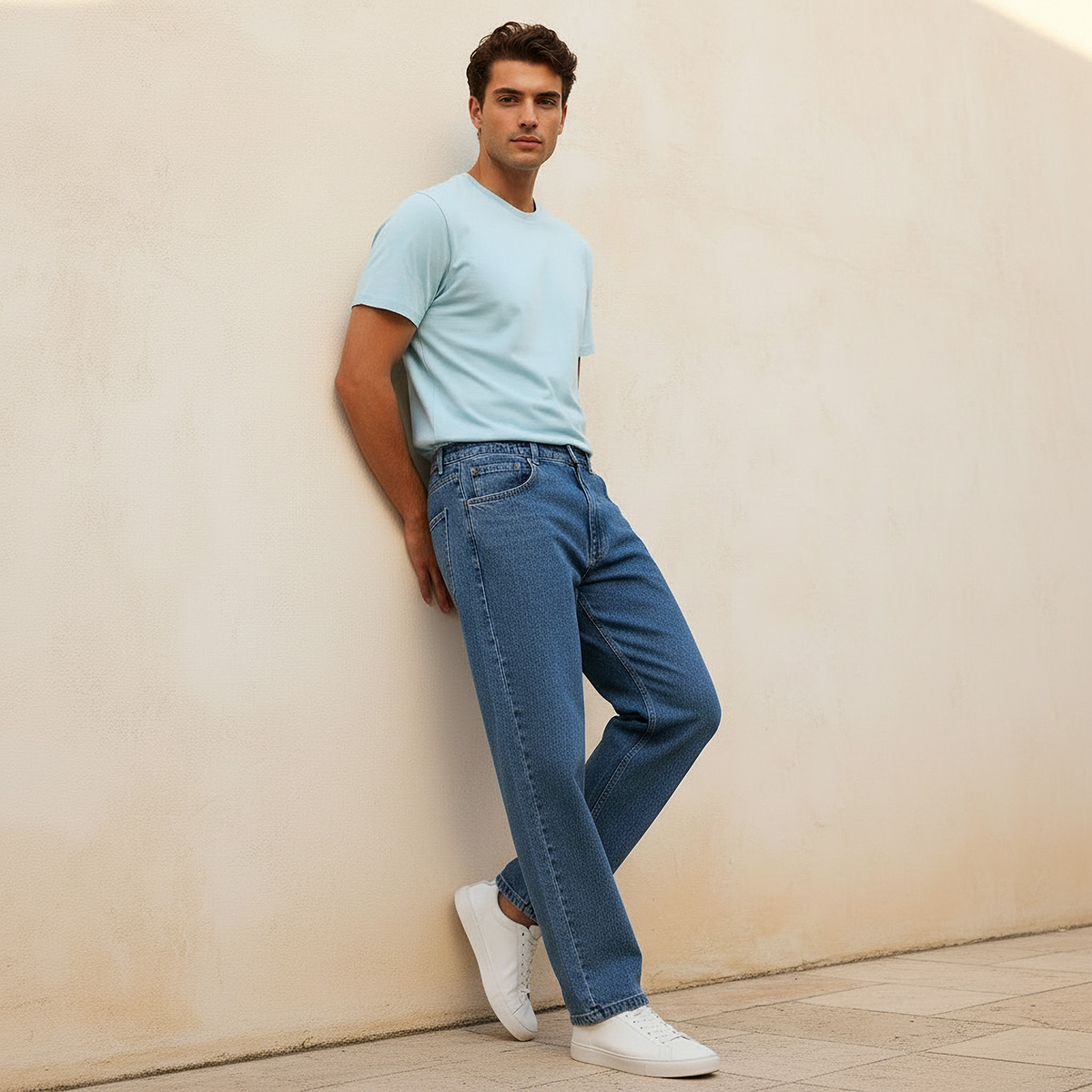 Lee Cooper Men Baggy Fit Pocket Jeans-men-clothing-bottoms-jeans-image-3