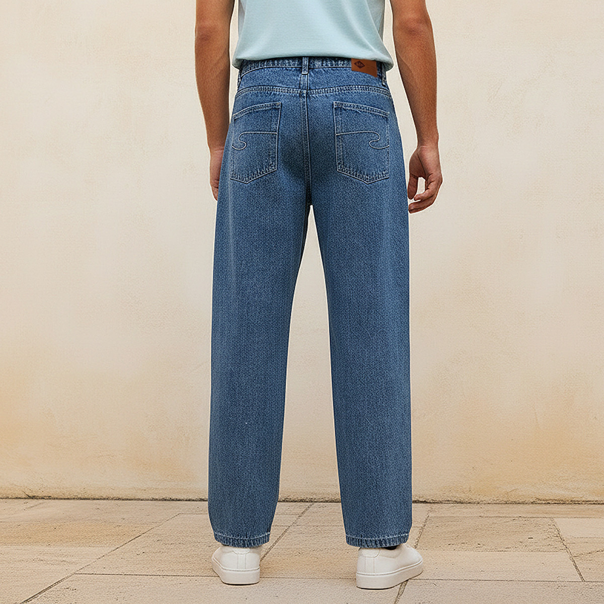 Lee Cooper Men Baggy Fit Pocket Jeans-men-clothing-bottoms-jeans-image-4