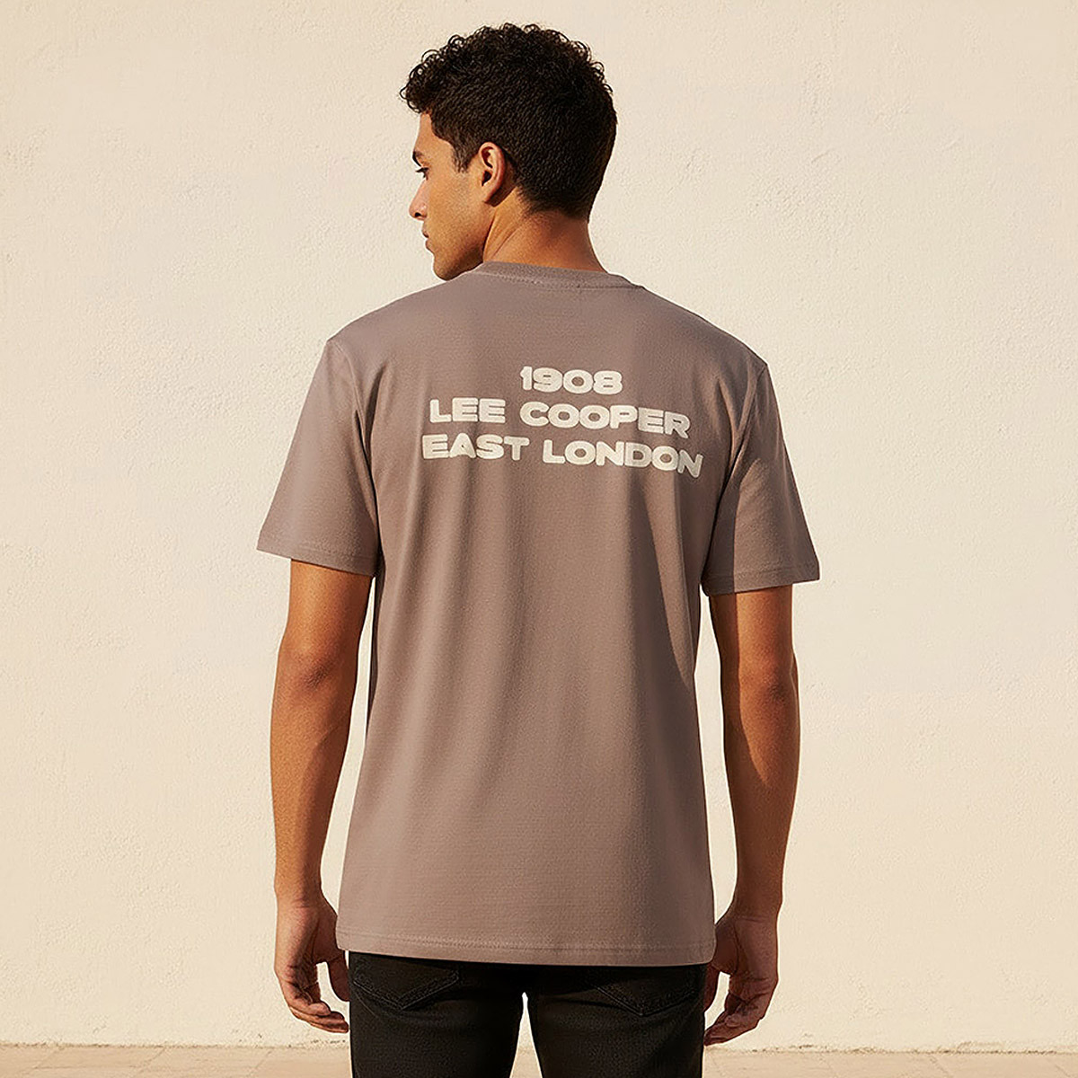 Lee Cooper Men Regular Fit Crew Neck Short Sleeve Logo Print T-shirt-men-clothing-tshirtsandpolos-tshirts-image-4