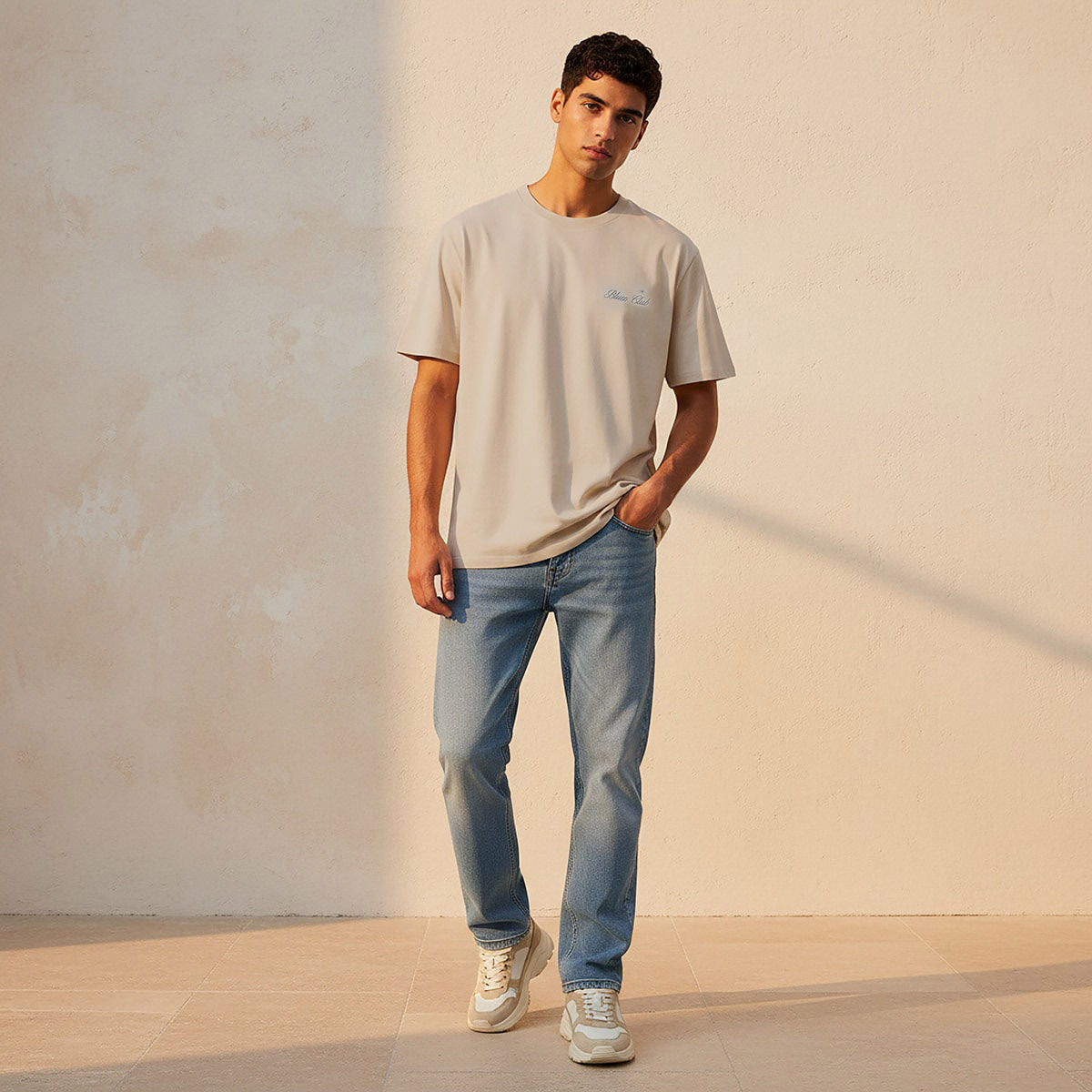 Lee Cooper Men Regular Fit Crew Neck Short Sleeve Logo Print T-shirt-men-clothing-tshirtsandpolos-tshirts-image-3